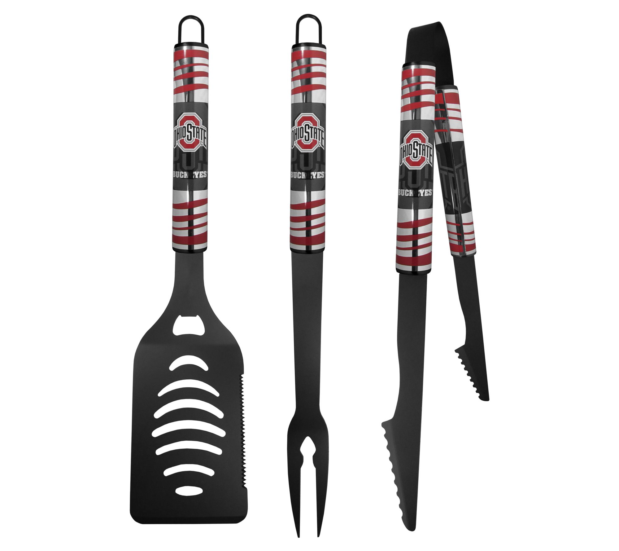 Siskiyou Sports College Color on Black BBQ Set3pc
