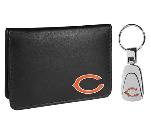 Siskiyou Sports NFL Weekend Bi-fold Wallet & Steel Key Chain