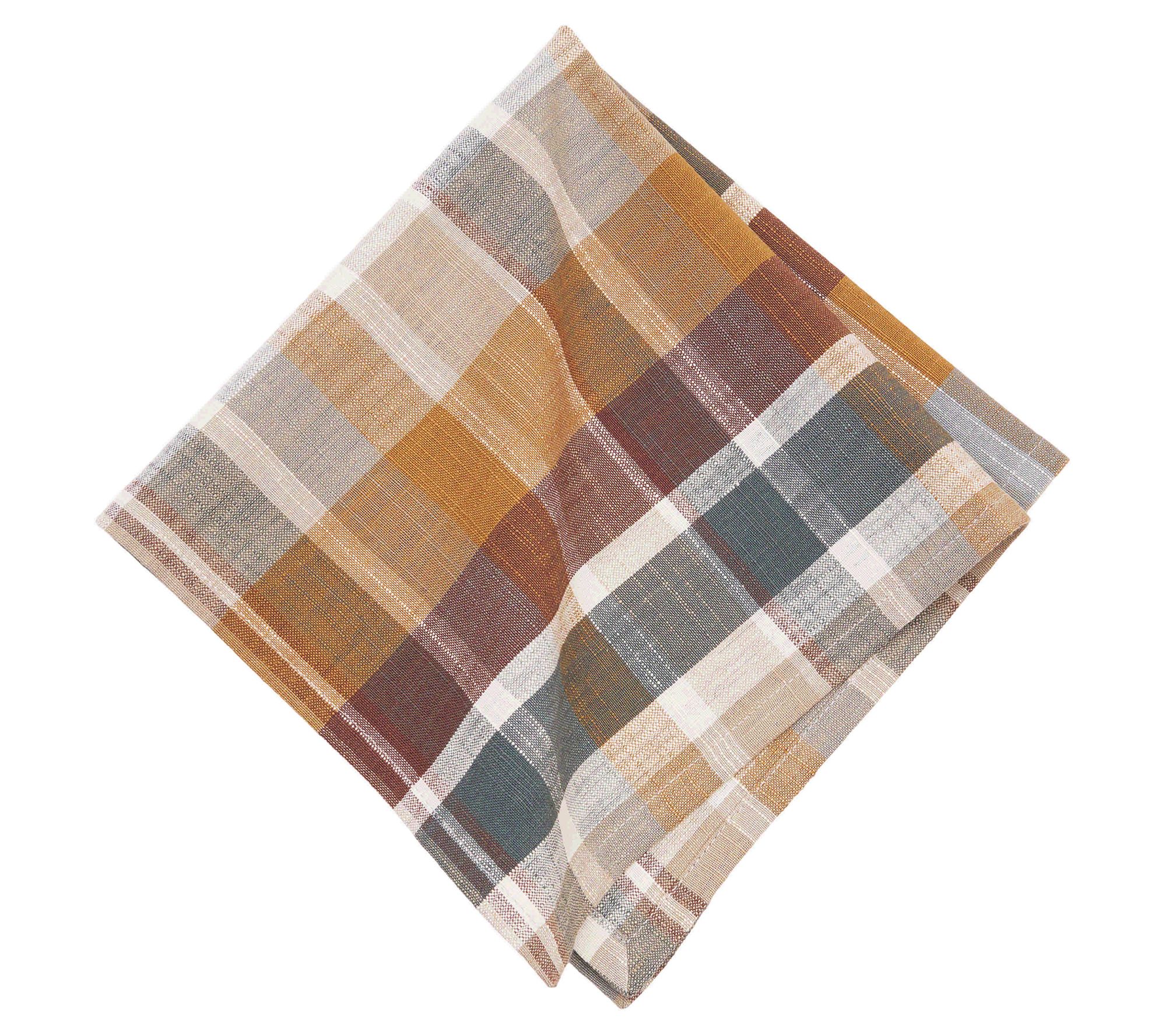 Aspen Plaid Napkin Set of 6 by Valerie