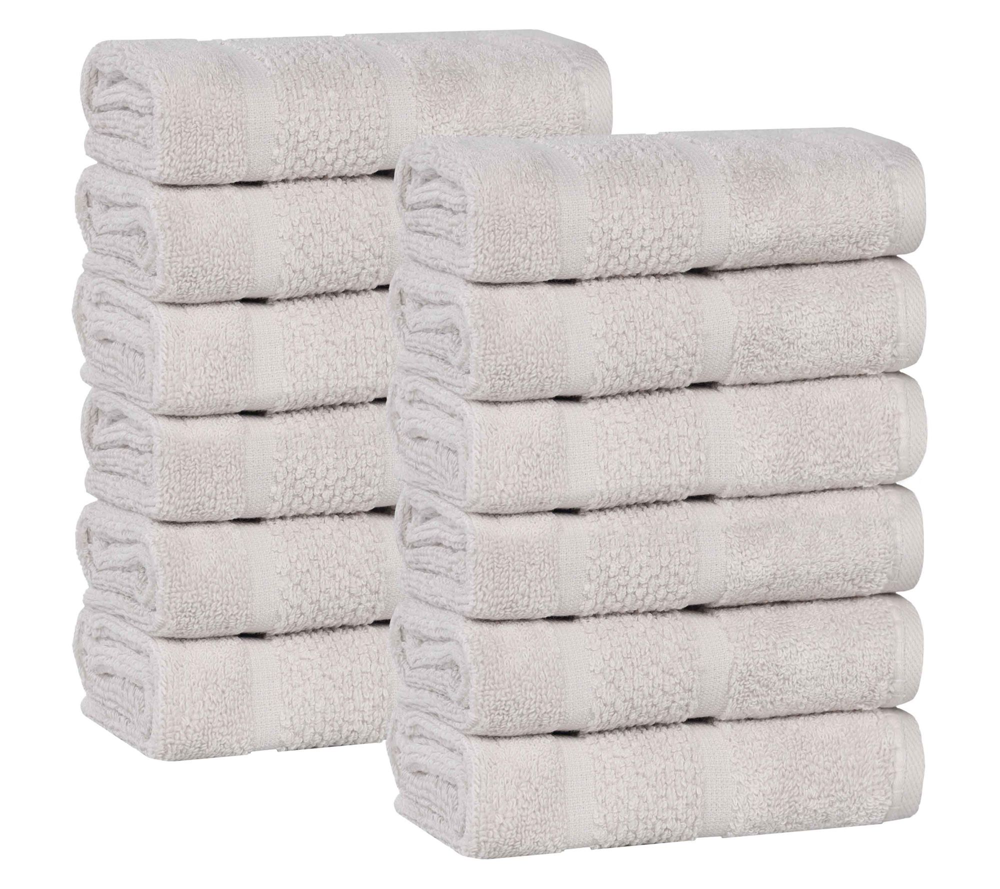 Superior Mile Cotton Blend Solid Face Towel Set