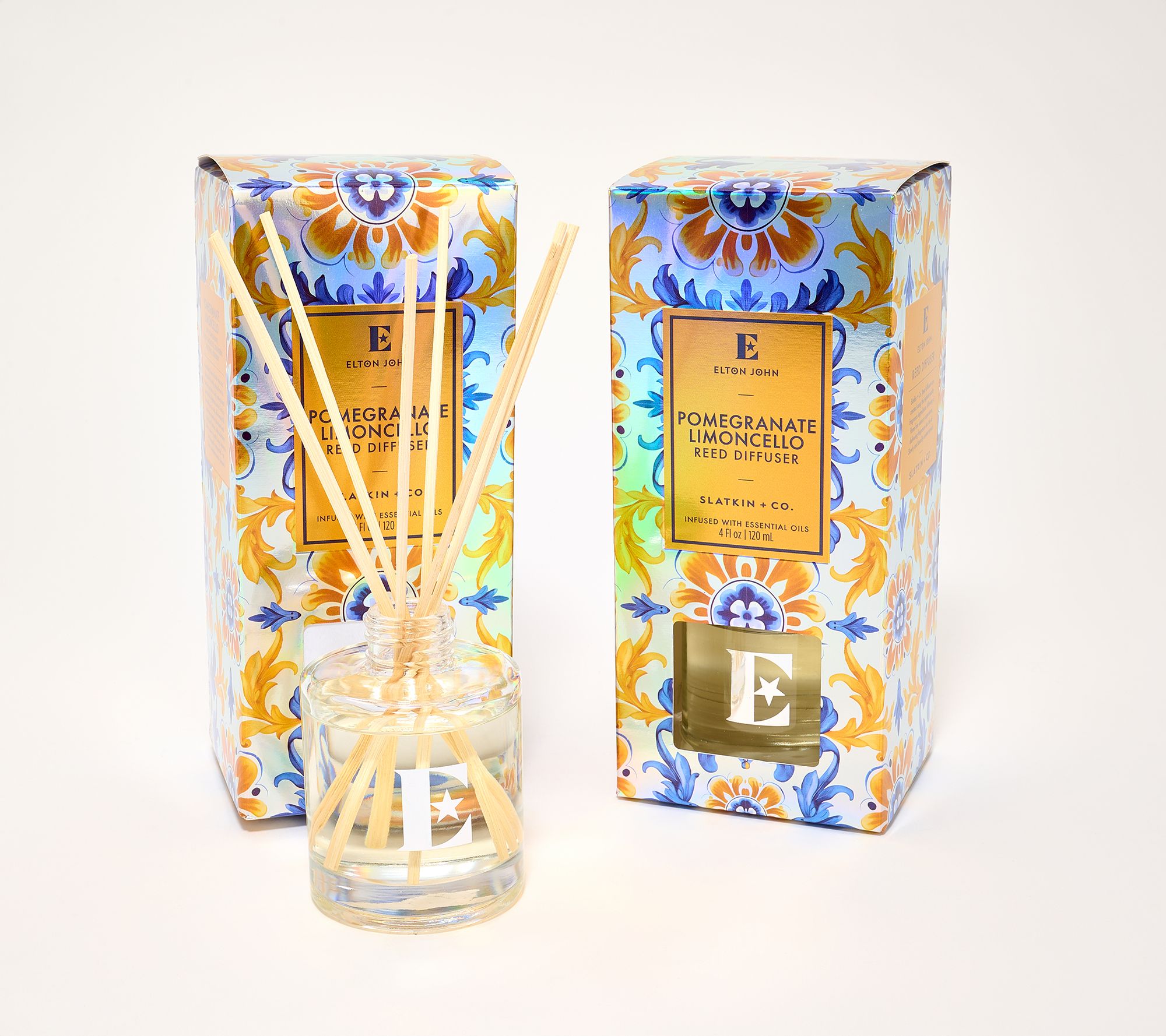 Elton John x Slatkin + Co. S/2 Pomegranate Limoncello__4oz Reed Diffusers