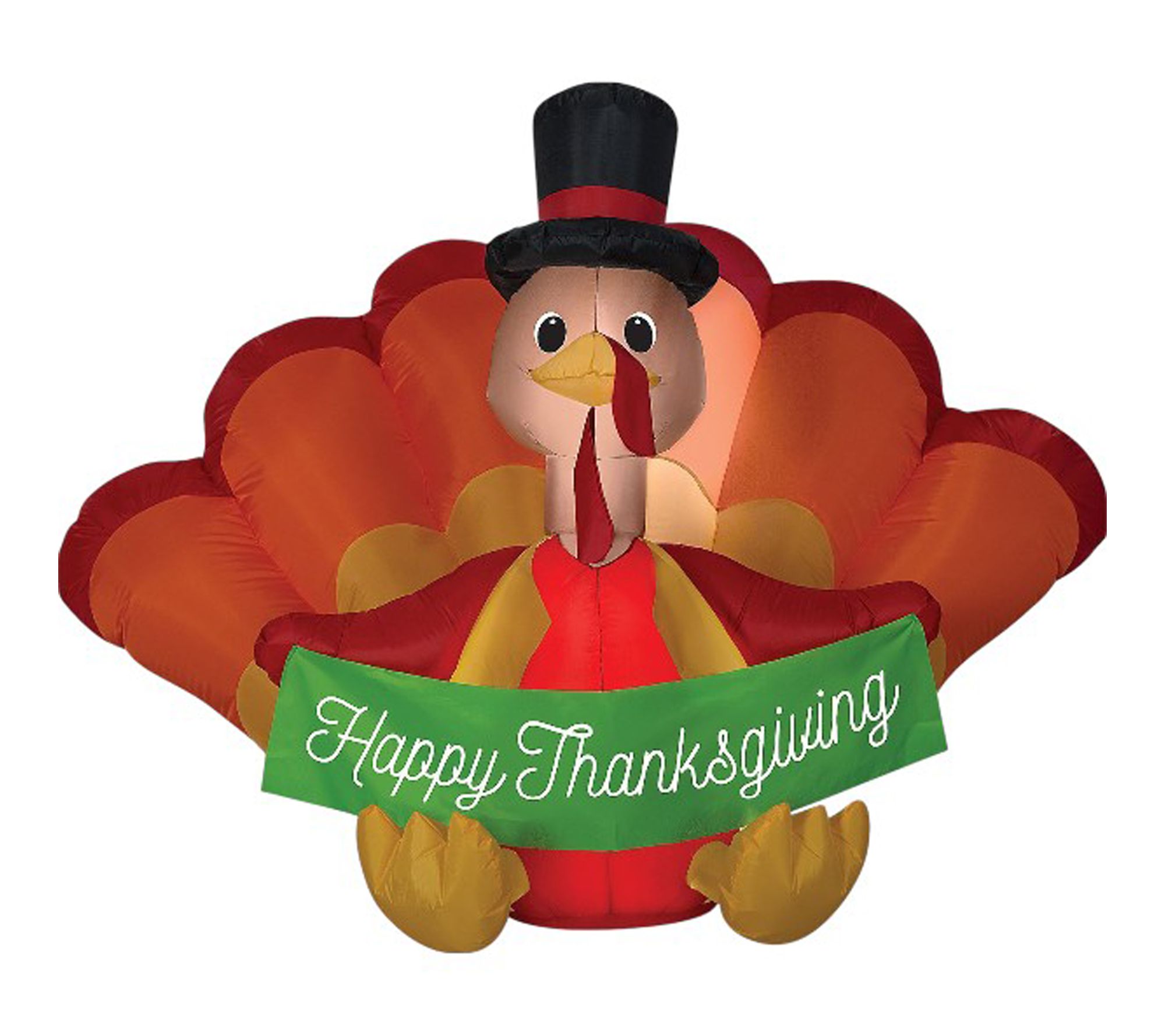 RC Home Decor 54" Inflatable Thanksgiving Turkey w/ LED Lights