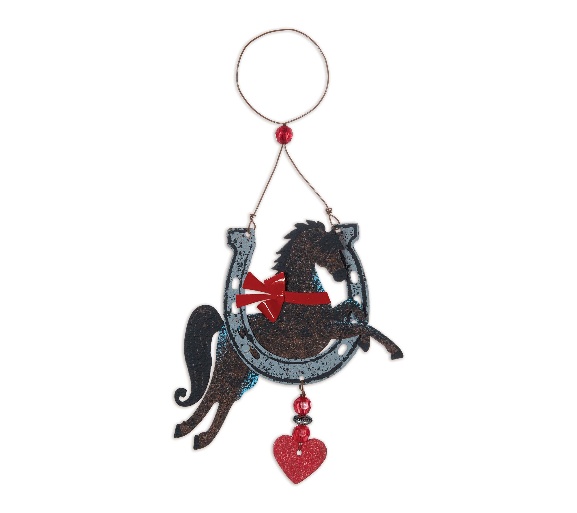 Sunset Vista Designs Derby the Horse  Ornament Set of 2