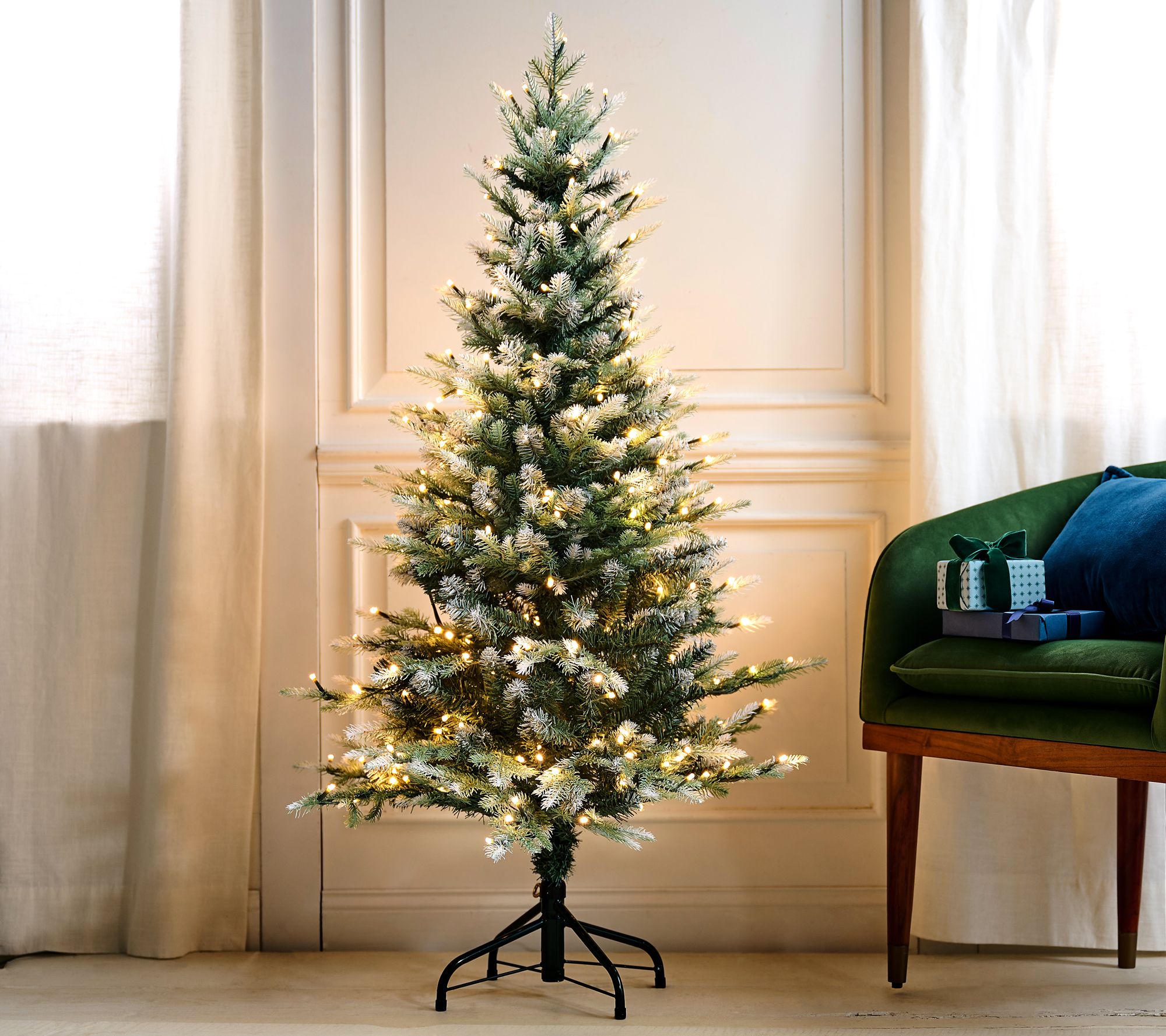 "As Is" Bethlehem Light 4.5' Indoor/ Outdoor Mini Tree w/ LEDs