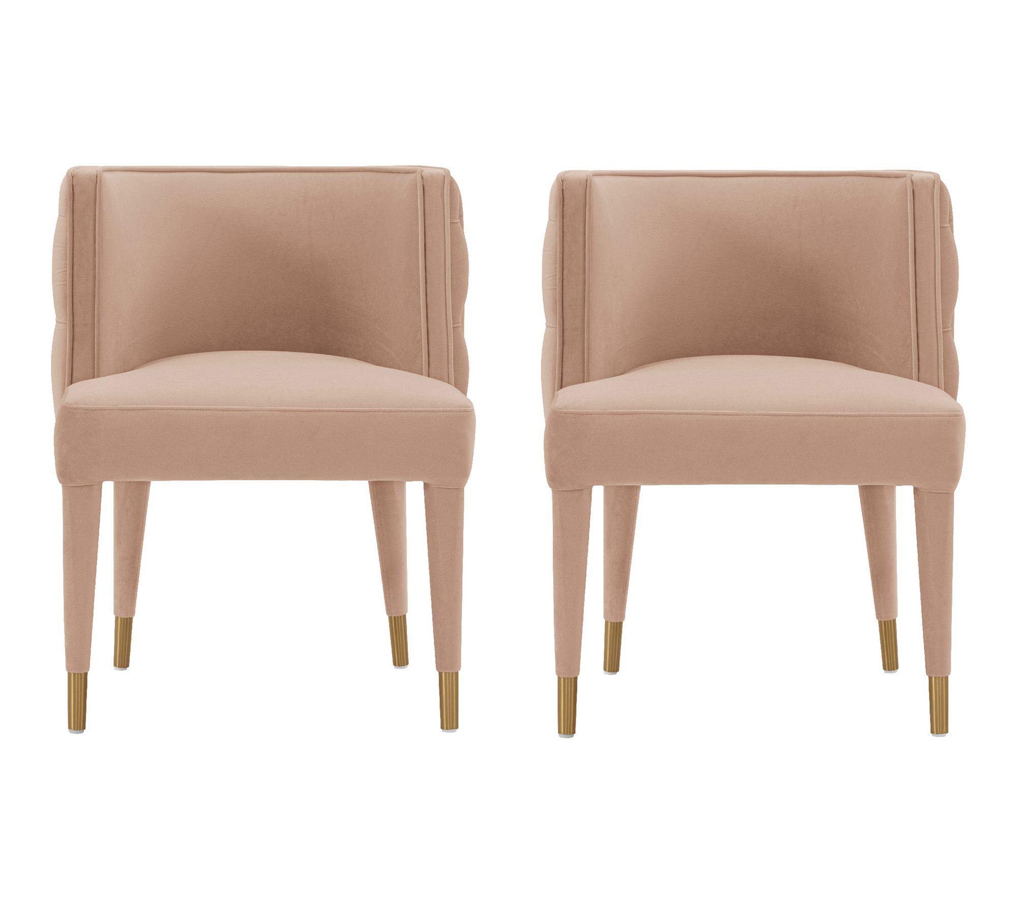 Manhattan Comfort Maya Velvet Dining Chair - Set of 2