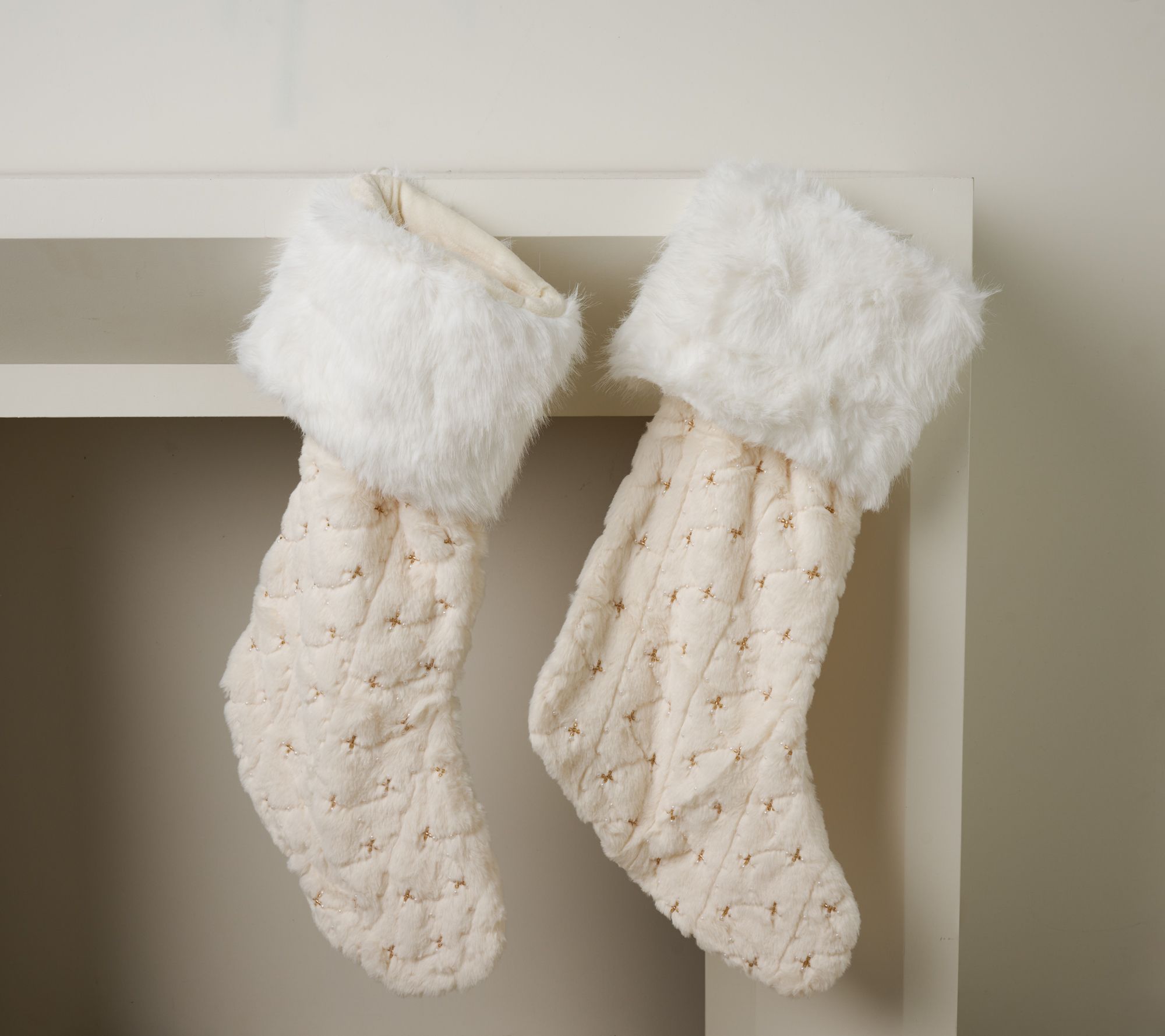 Beaded Fuax Fur Decor Collection by Mally Roncal