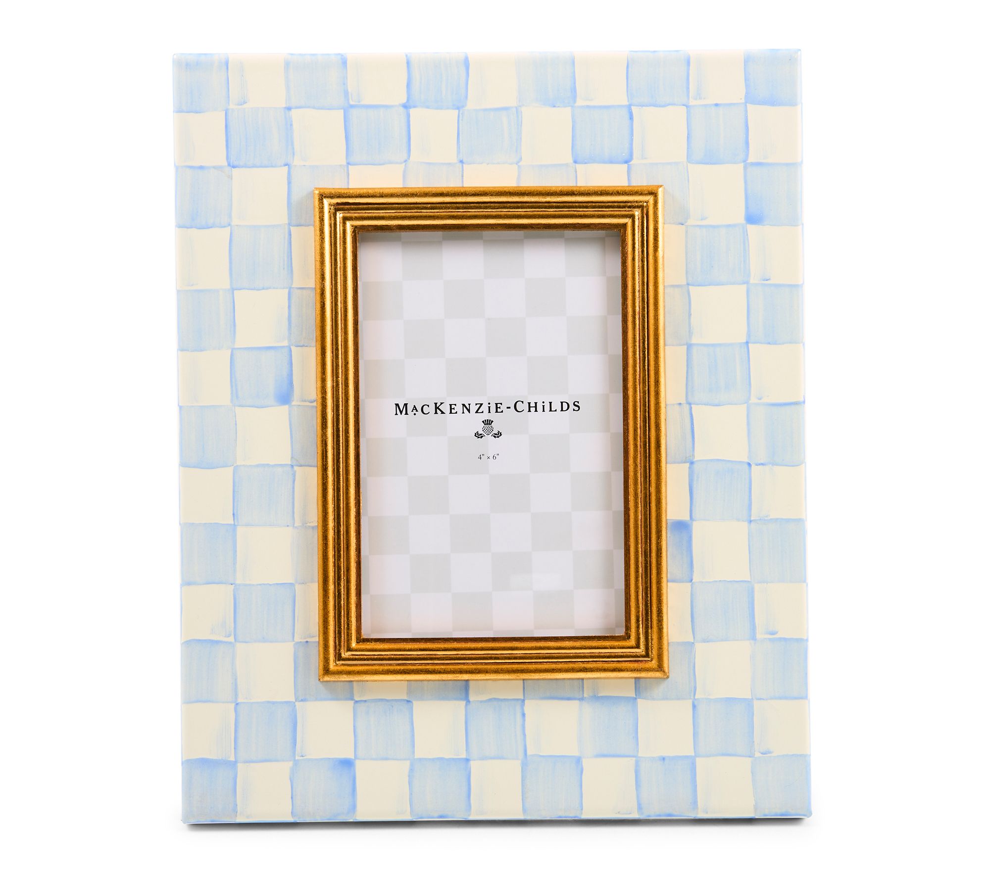 MacKenzie -Childs Check 4" x 6" Frame