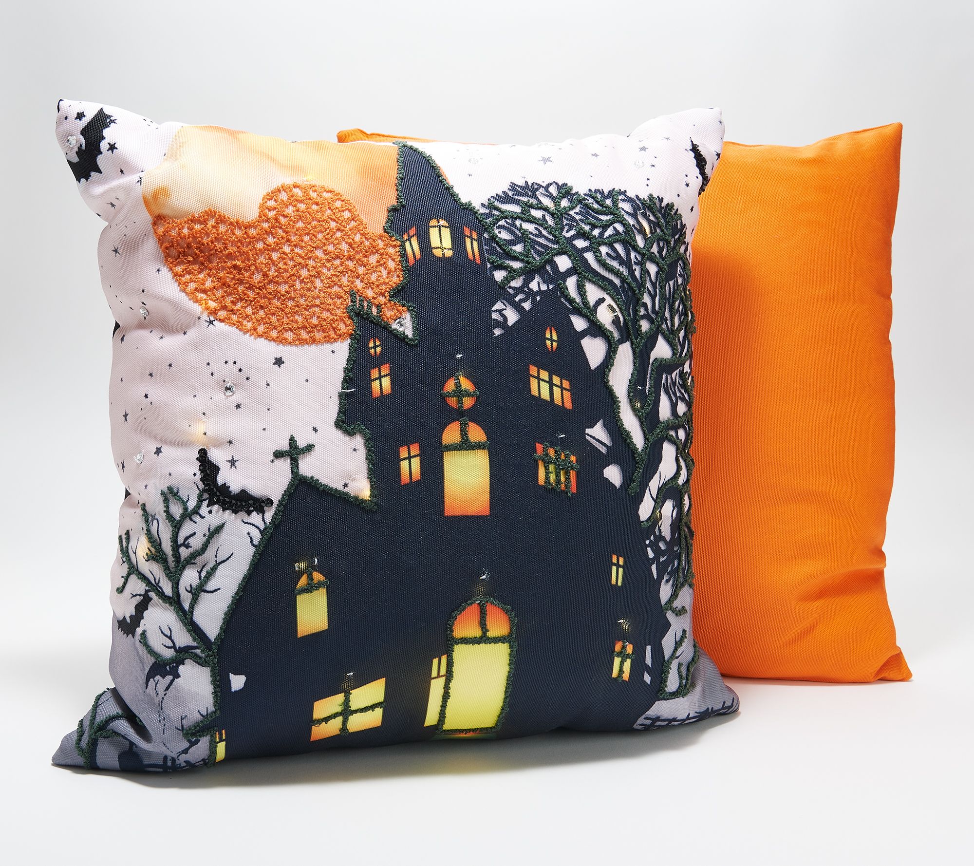 Haunted Mansion Pillow Cover 18 X 18 With Zipper 