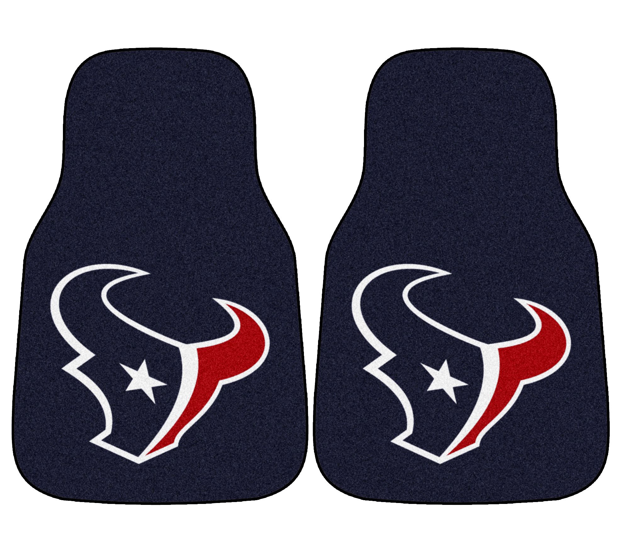 FANMATS NFL 2 Piece Carpet Car Mats