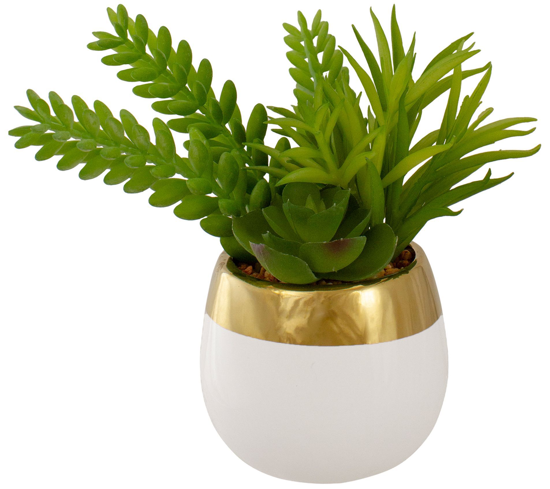 Northlight 6.5" Potted Artificial Succulent Arrangement