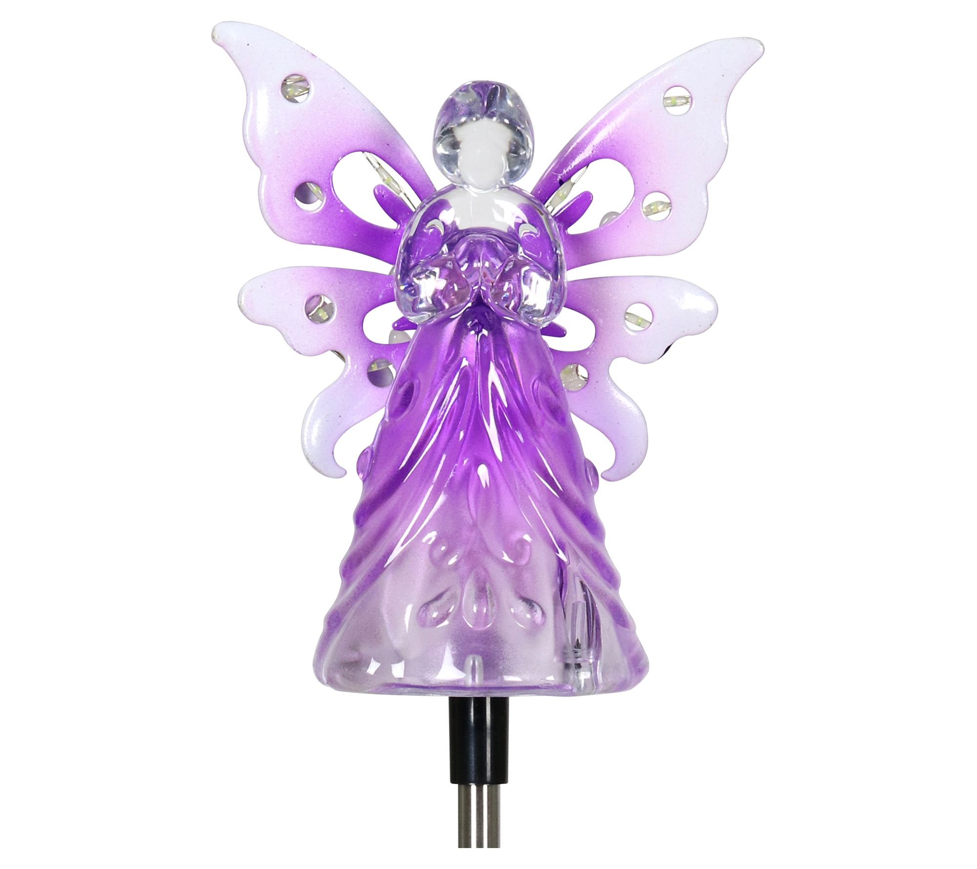 Exhart Solar Acrylic Angel Stake