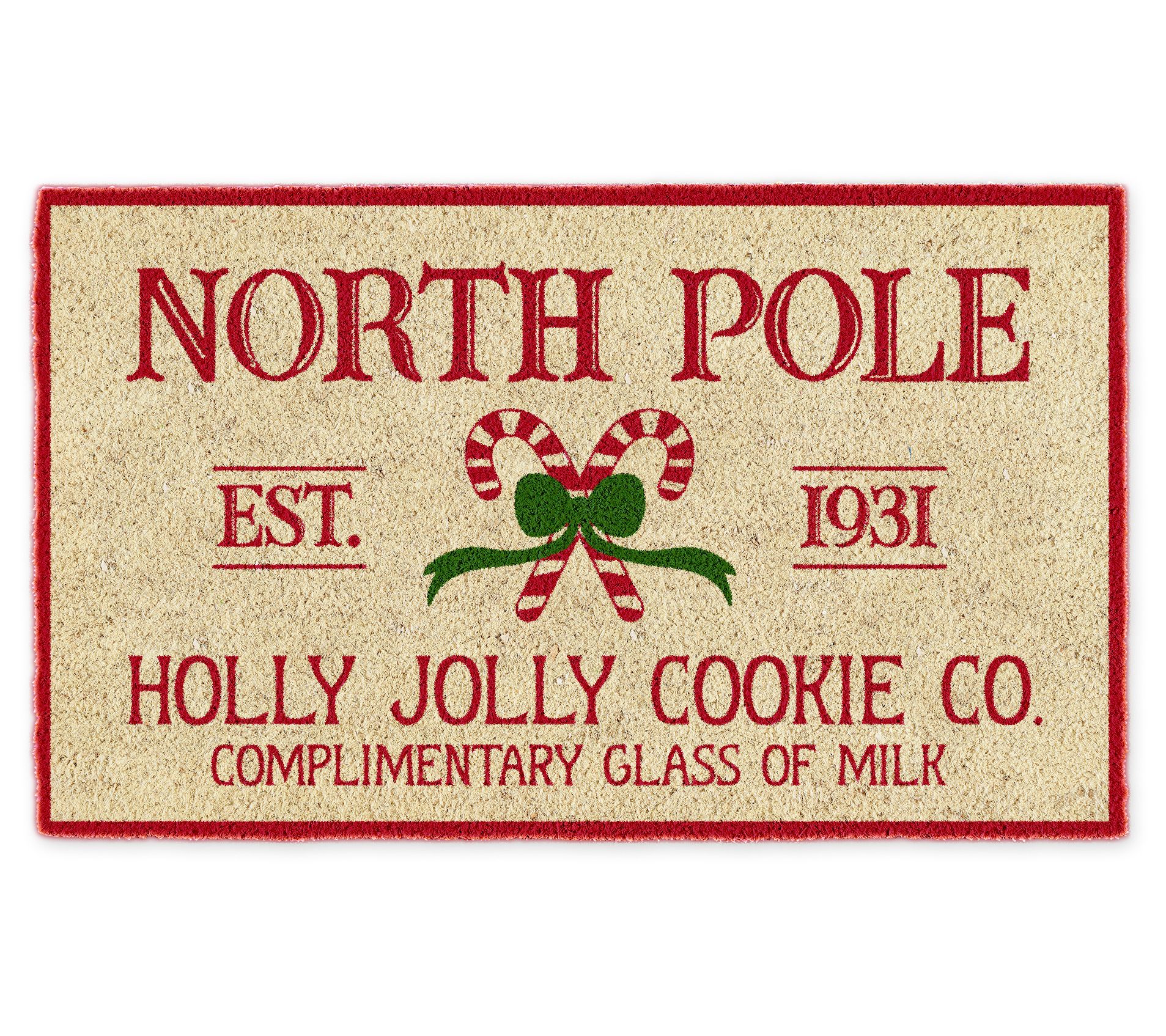 Design Imports Holly Jolly Cookie Co. 17" x 29"Doormat