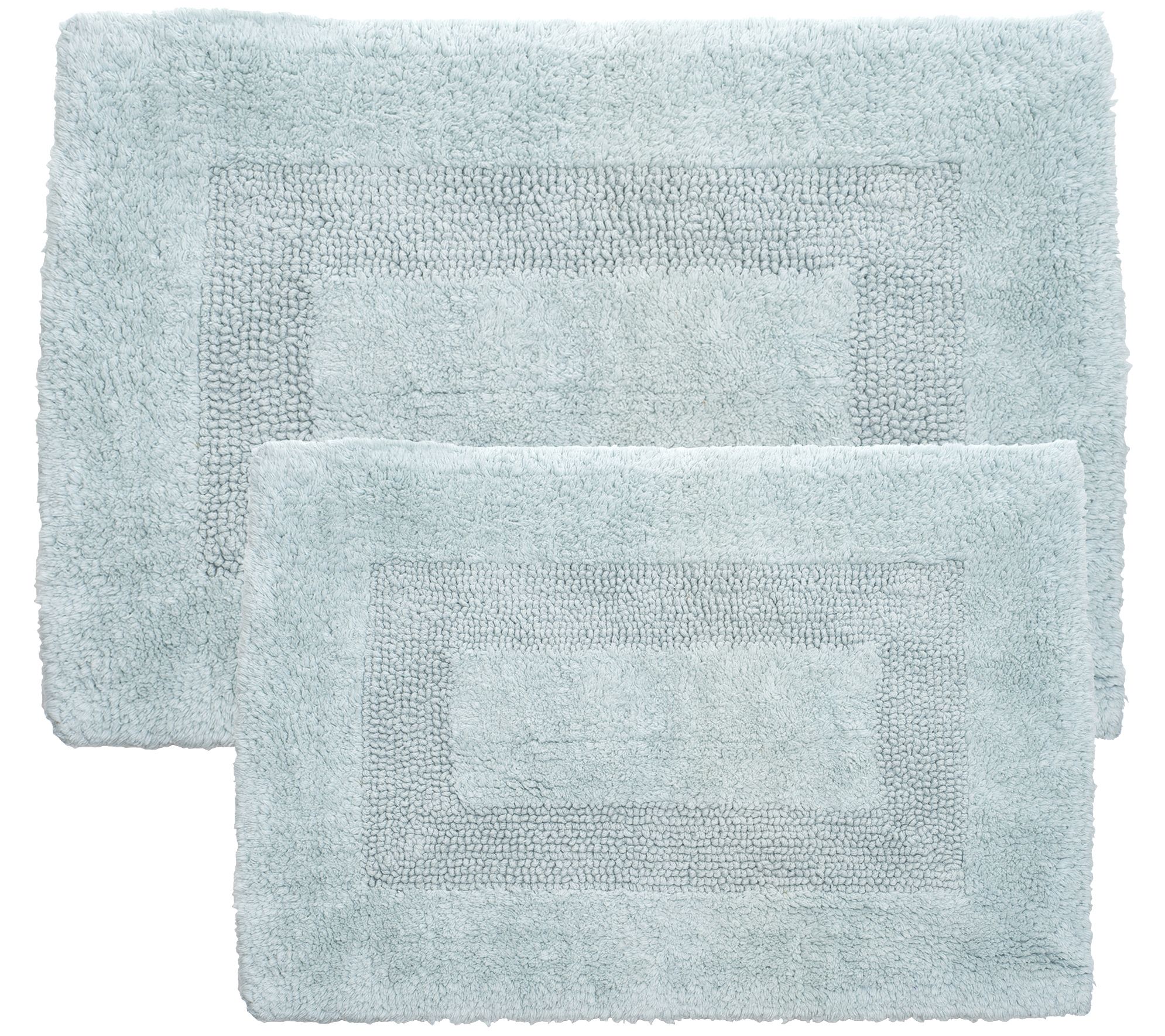 Lavish Home Cotton Reversible 2-Piece Bath MatSet