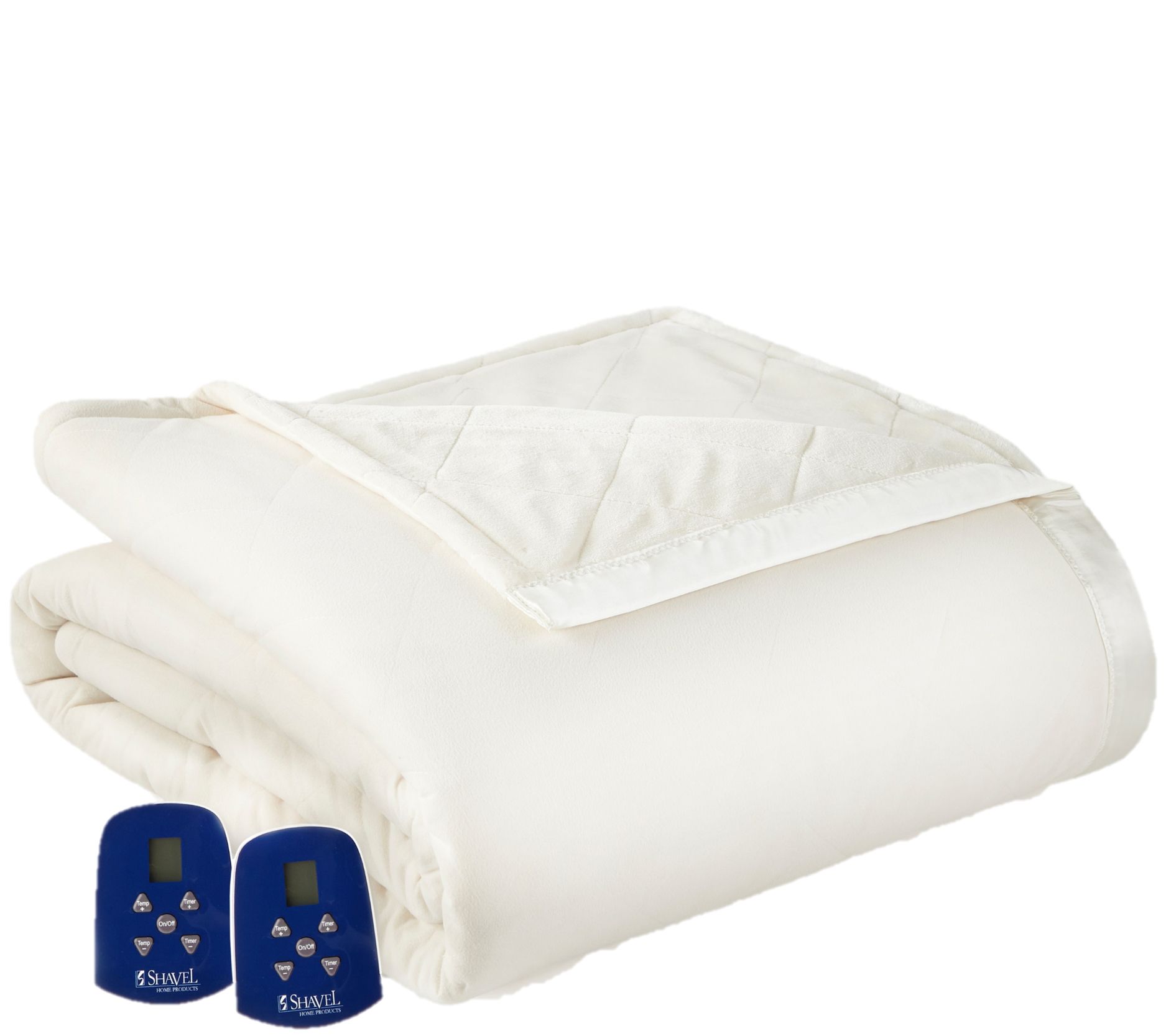 Shavel Micro Flannel Ultra Velvet Queen Electr c Blanket