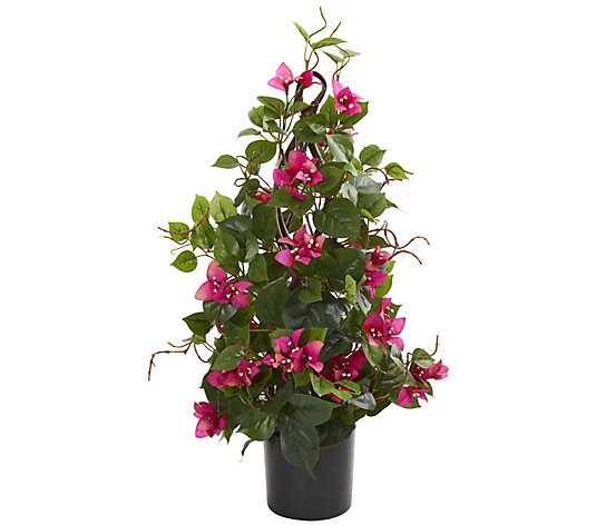 24" Bougainvillea Climbing Plant by Nearly Natural