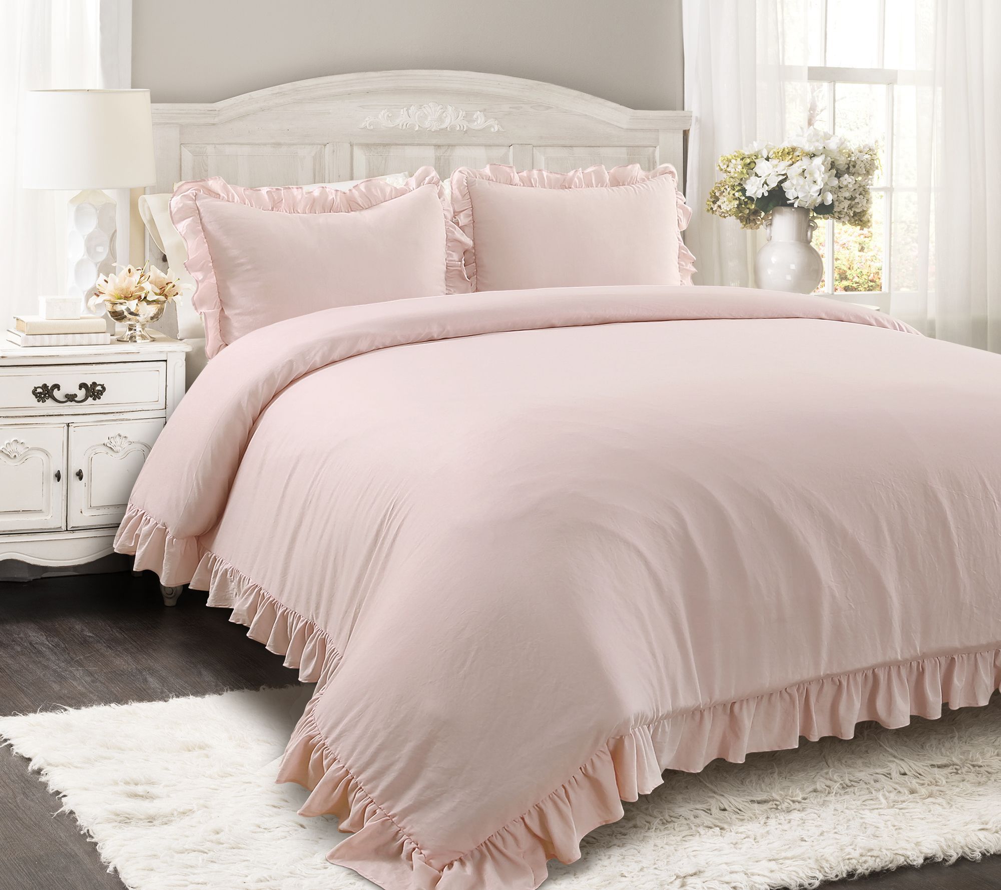 Reyna 3-Piece Full/Queen Comforter Set by Lush Decor