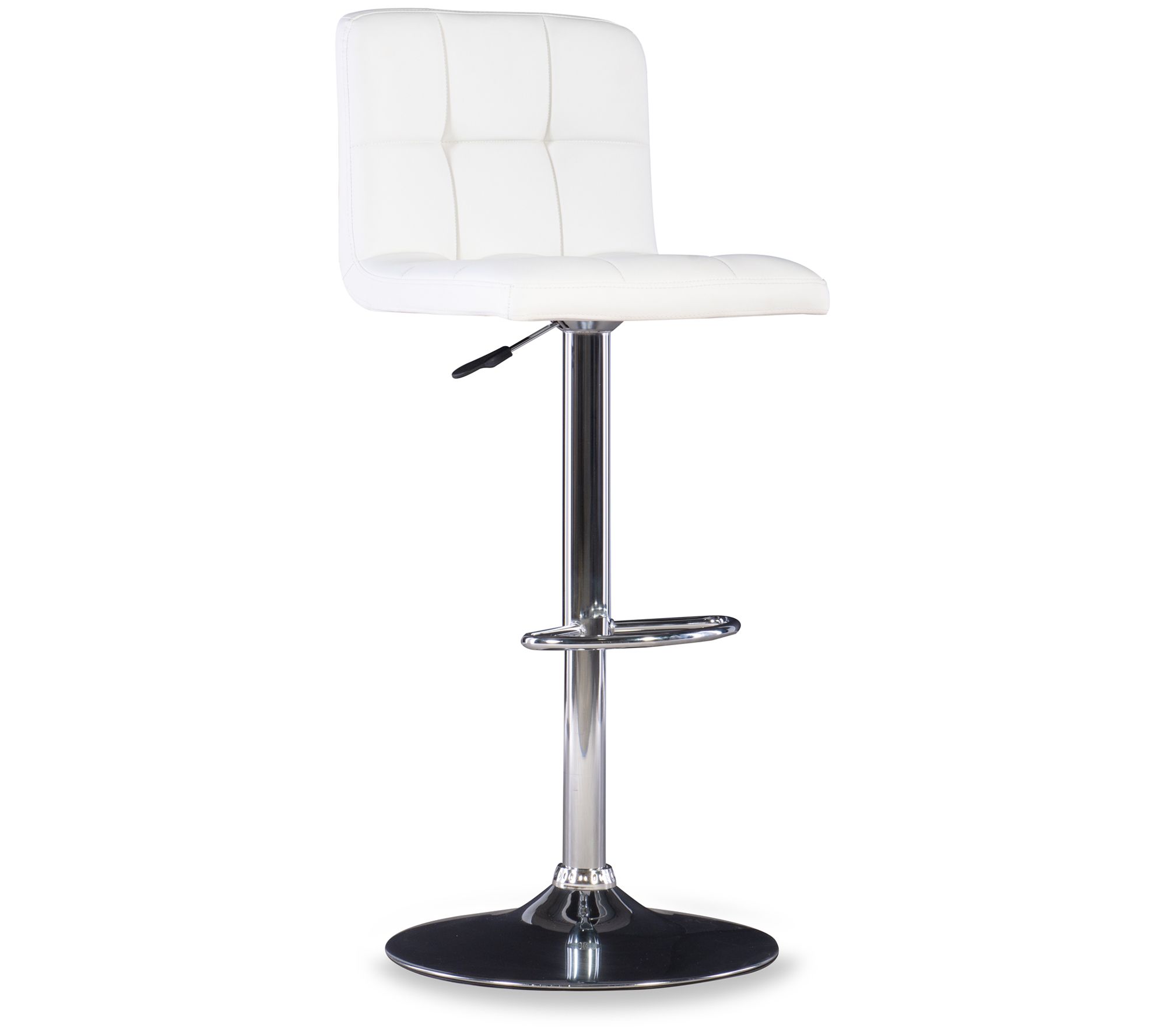 Powell Home Fashion Hazeldine Quilted Barstool,White