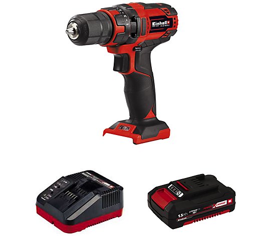 Einhell 18-V Drill Driver, w/ 1.5-Ah Battery +Fast Charger