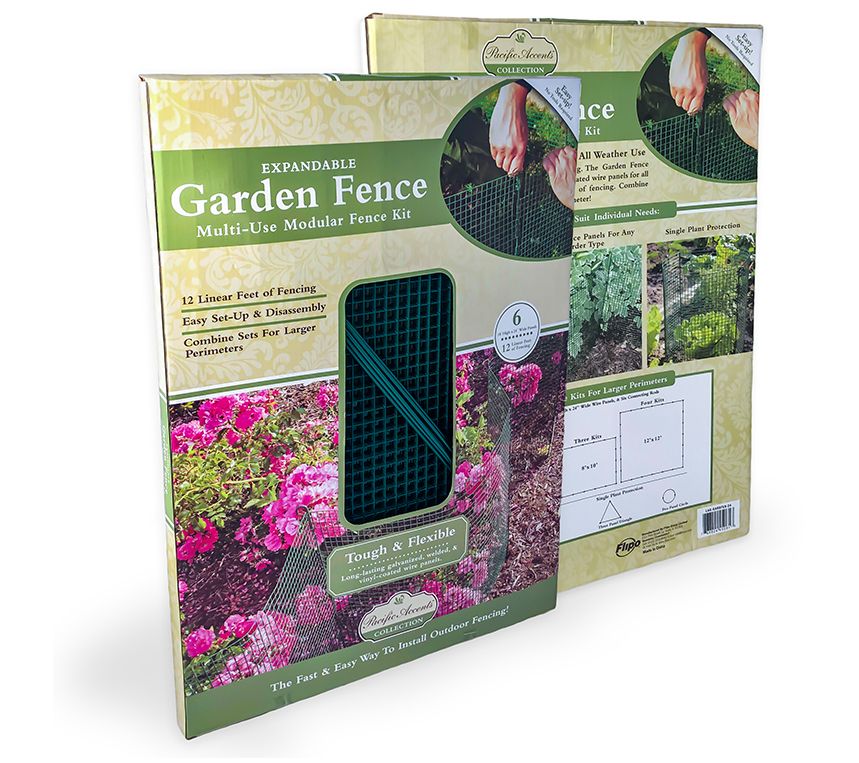 Pacific Accents Expandable Modular Garden FenceKit