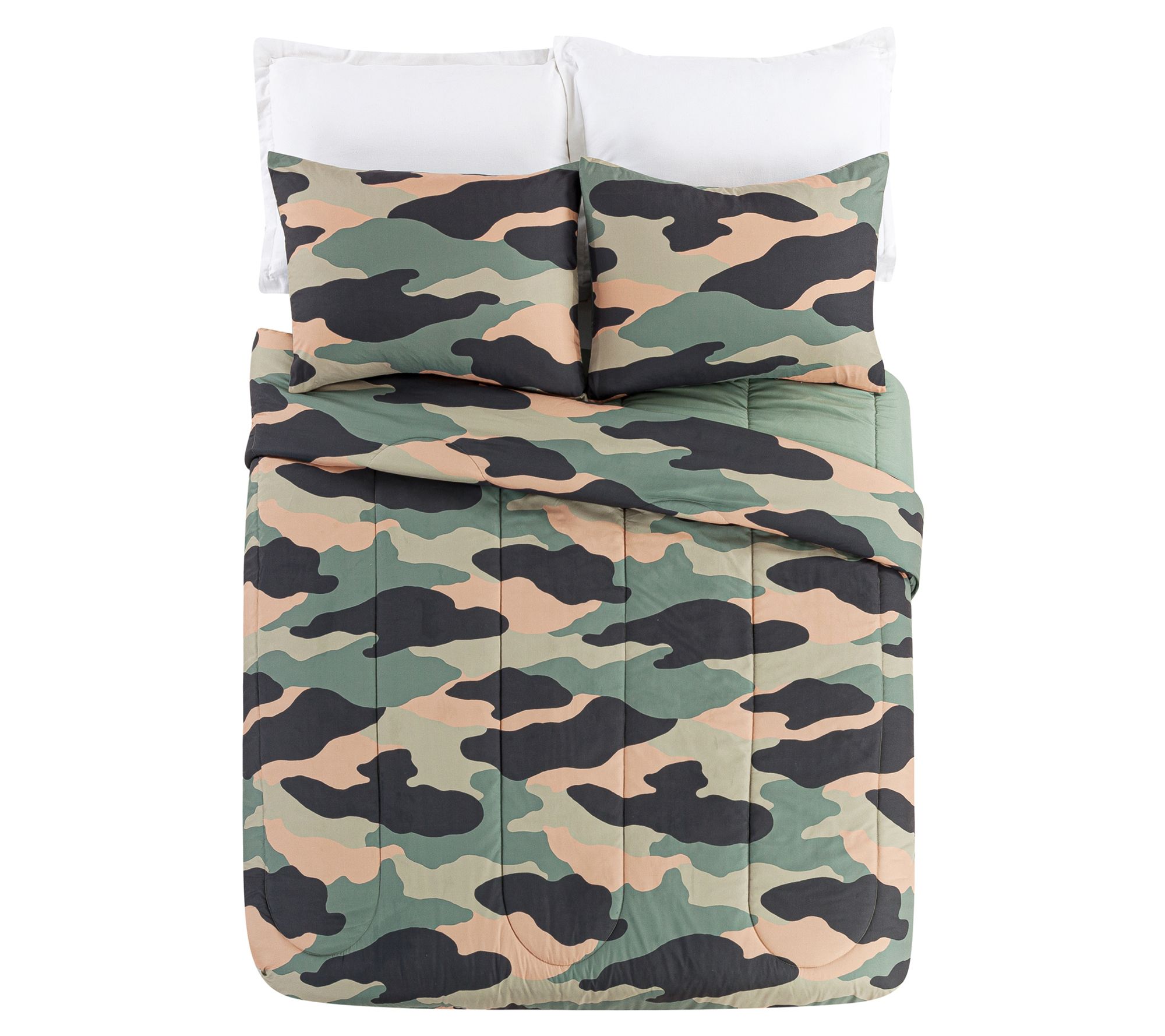 Covert Camo Full/Queen Comforter Set - 3-Piece