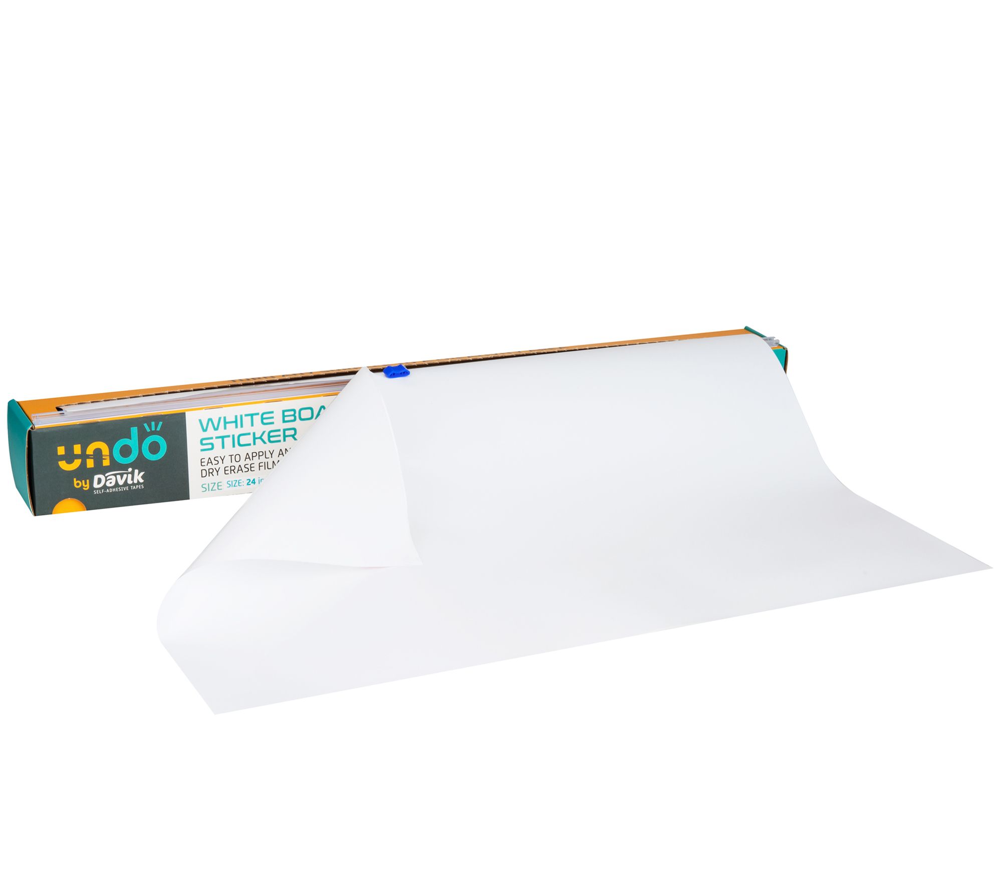 Mind Reader Adhesive Whiteboard Paper & 2 Dry Erase Markers