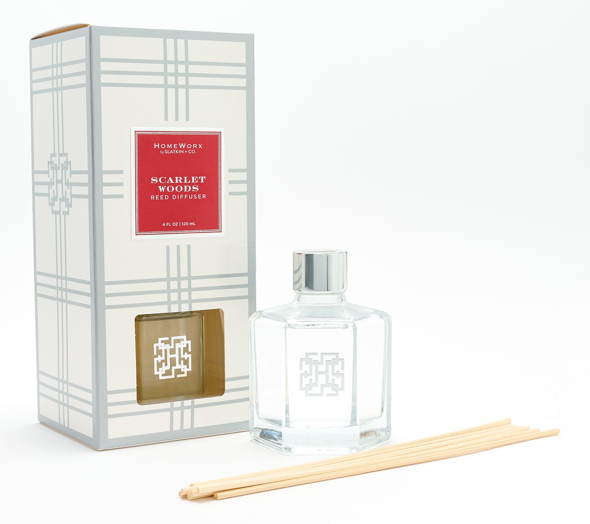 "As Is" HomeWorx by Slatkin & Co. S/2 Scarlet Woods Sticks