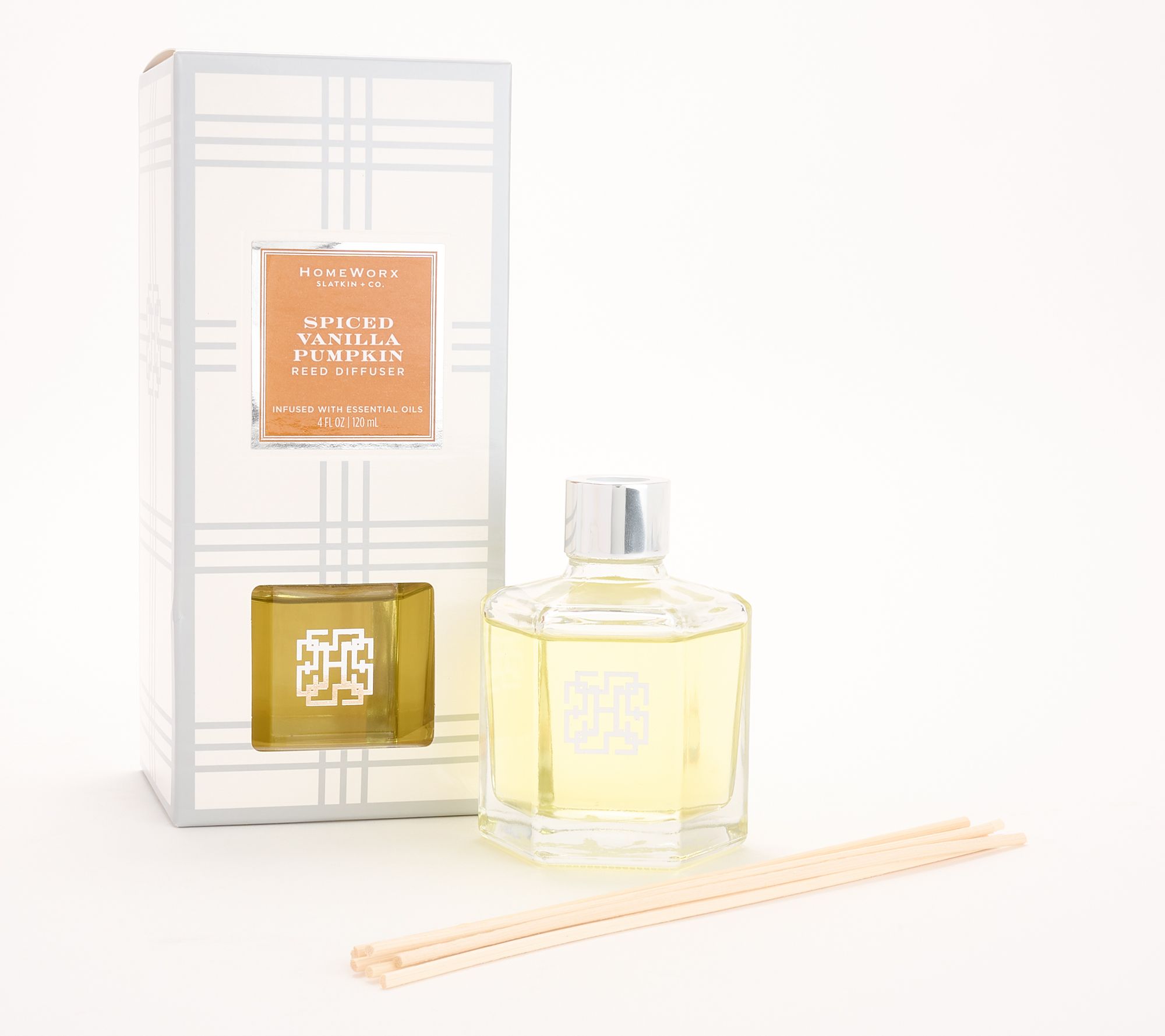 HomeWorx by Slatkin + Co. Spiced Vanilla Pumpkin Reed Sticks