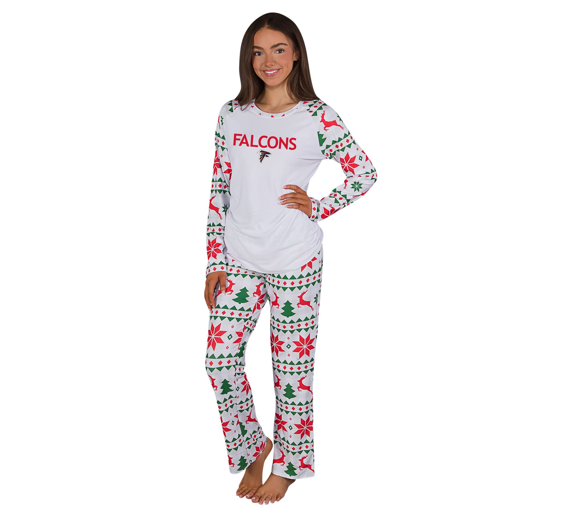 Concepts Sport Holiday Tidings Ladies Top and P ant Set