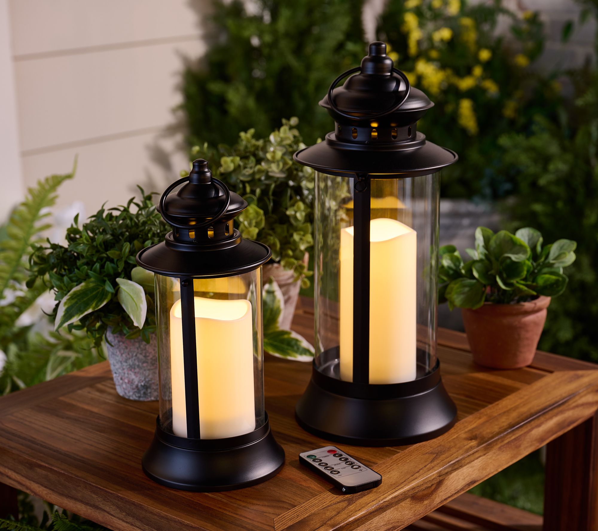 Home Reflections Indoor/Outdoor S/2 Coastal Lanterns