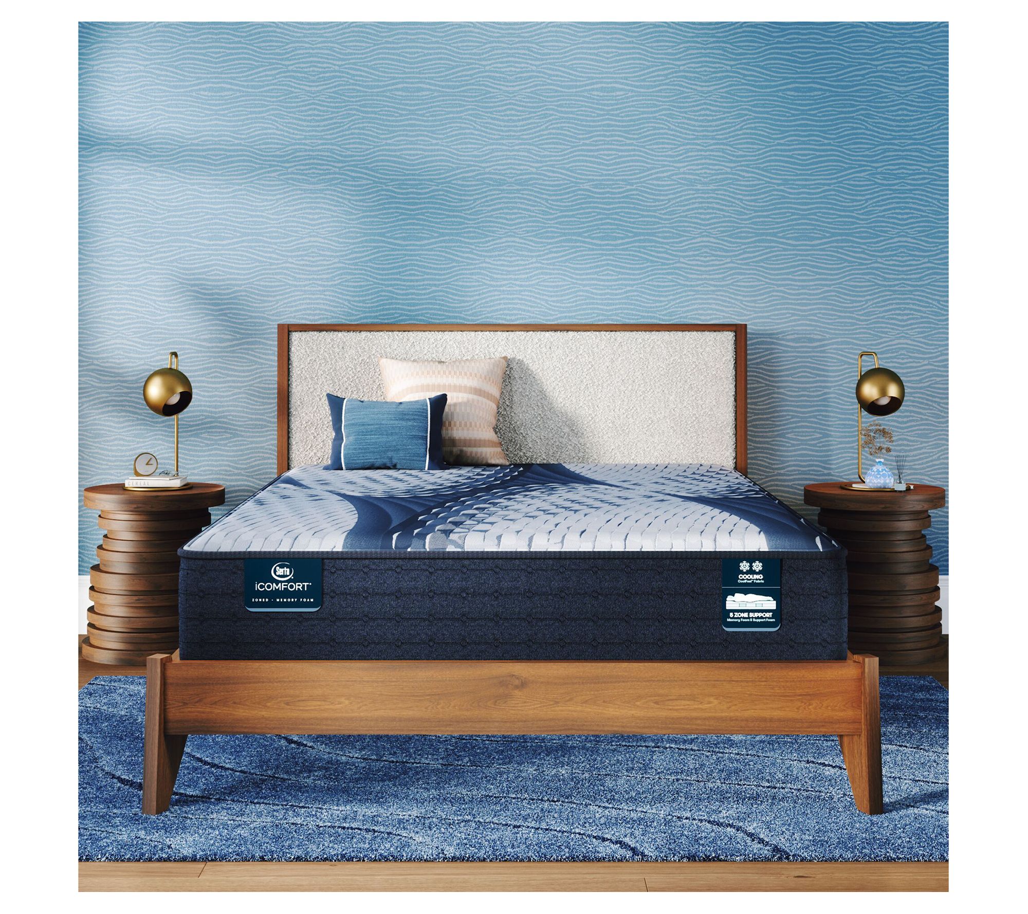 iComfort Aveda 12" Memory Foam Medium Mattressg