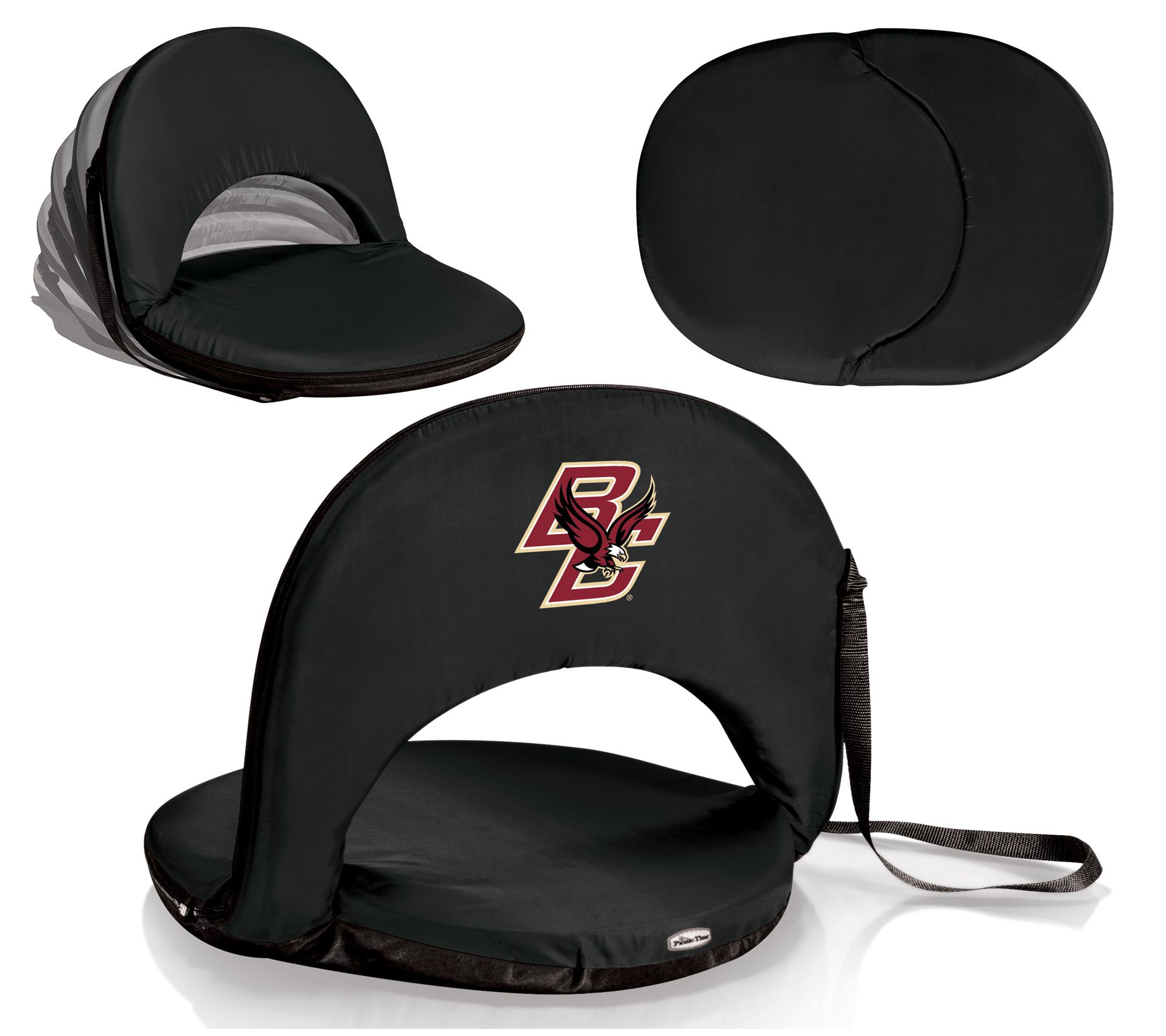 Oniva NCAA Portable Reclining Bleacher Seat - Black