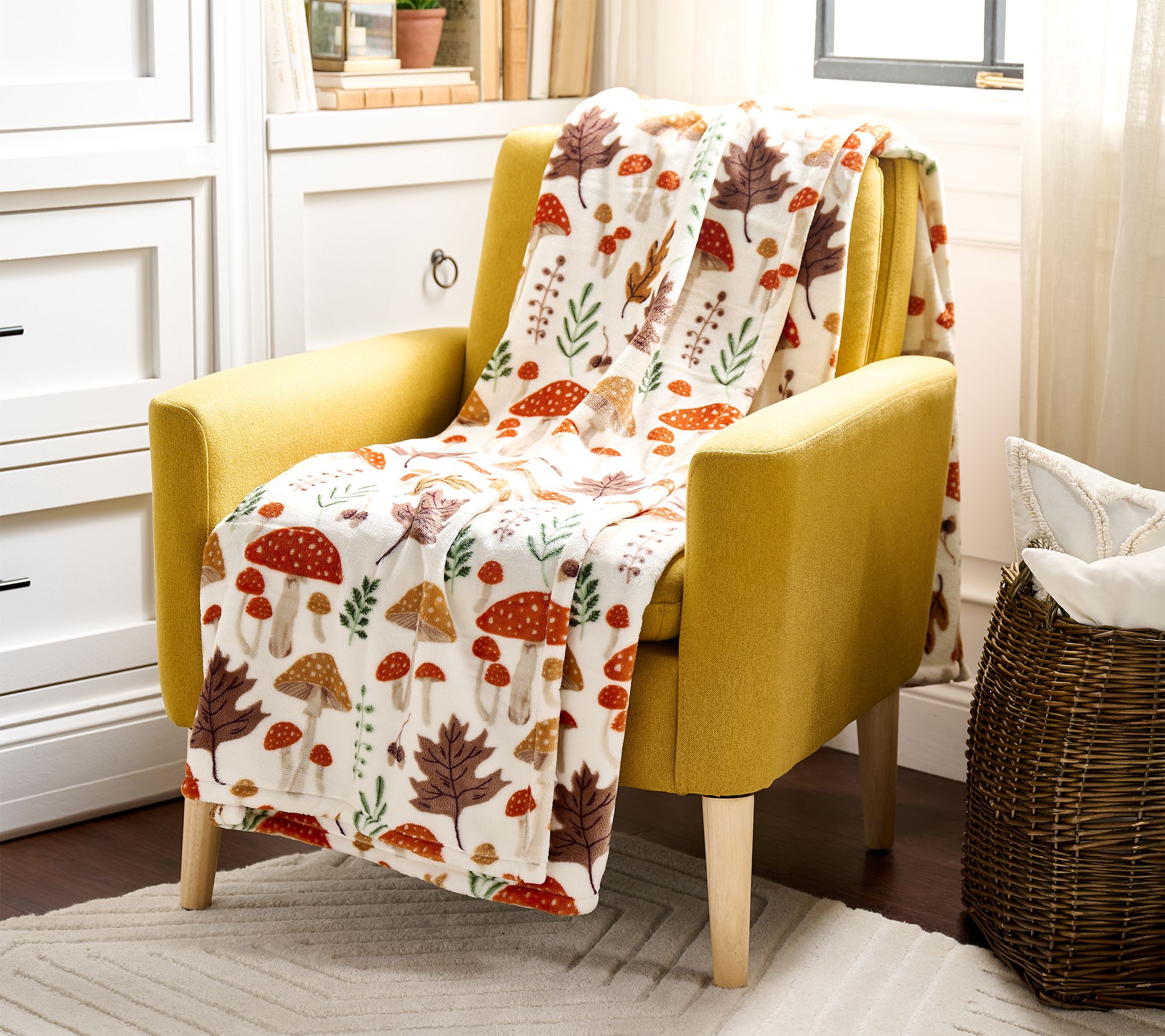 Hay & Harvest Oversized 60x80 Harvest Plush Throw