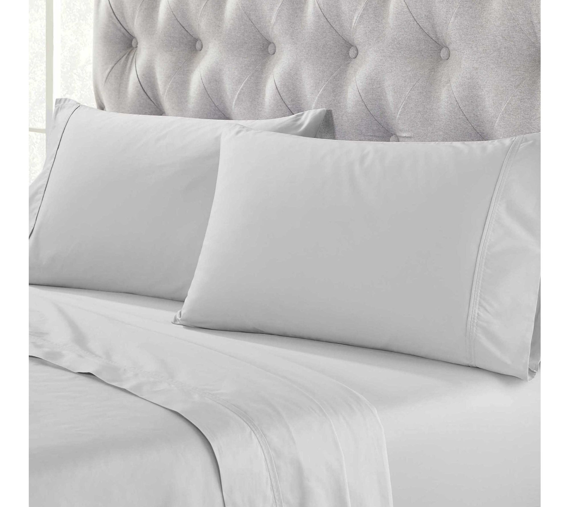 Superior 2 Piece Gina Organic Cotton Pillowcases Set, King