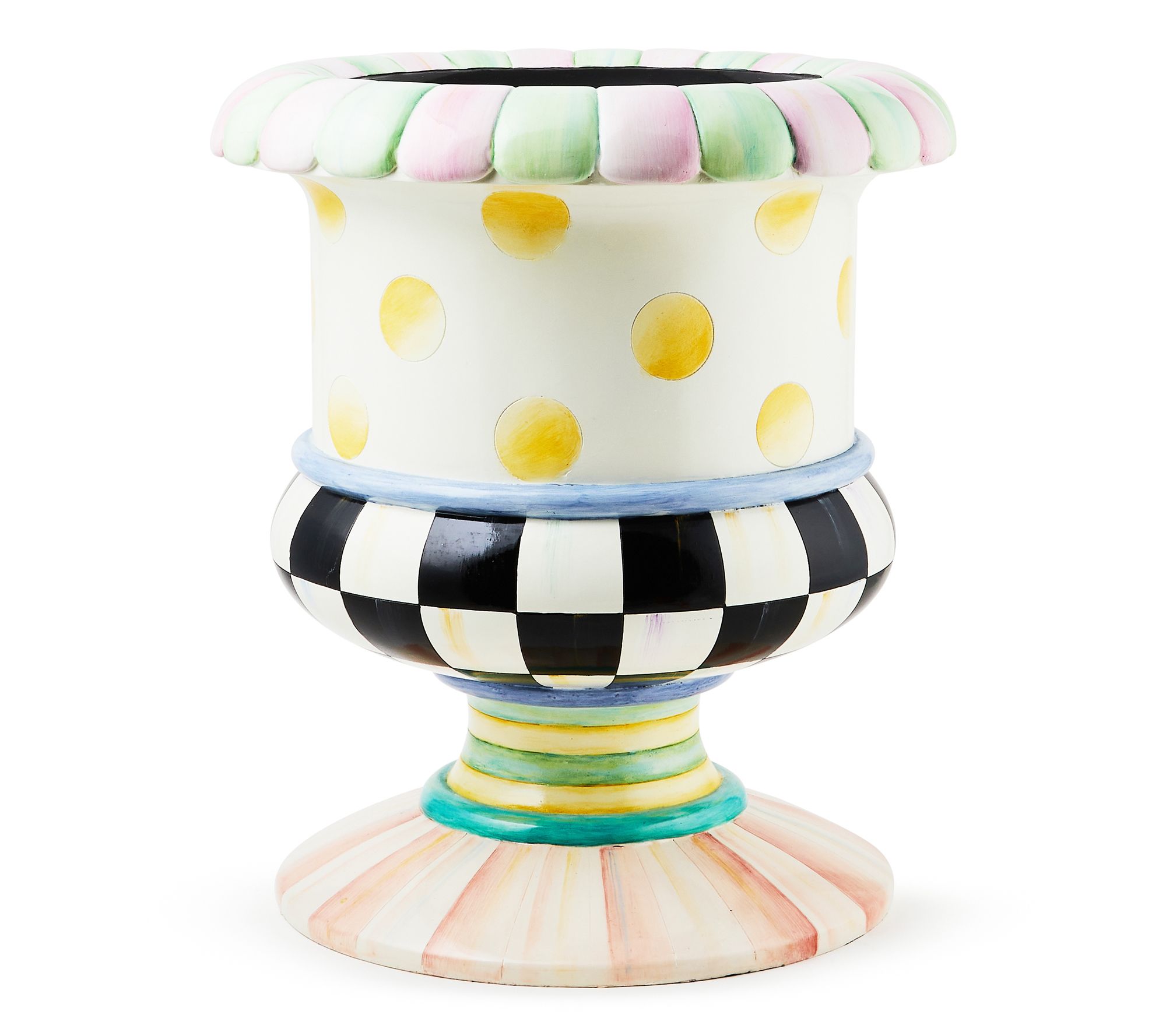 MacKenzie-Childs Rosy Meadow Small Urn