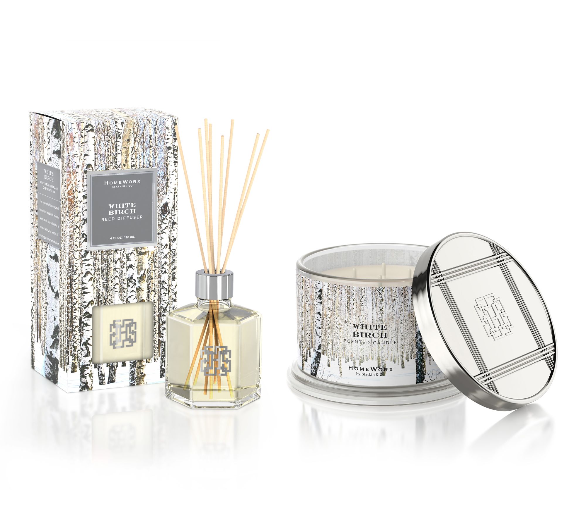 HomeWorx by Slatkin + Co. Reed Diffuser & CandlSet