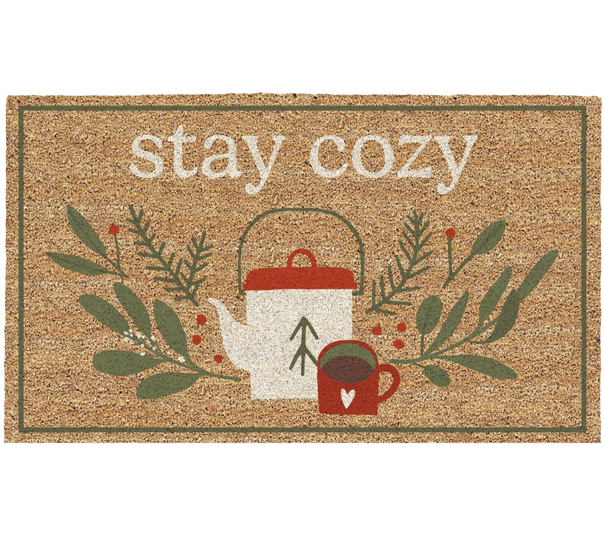 Design Imports Stay Cozy Doormat