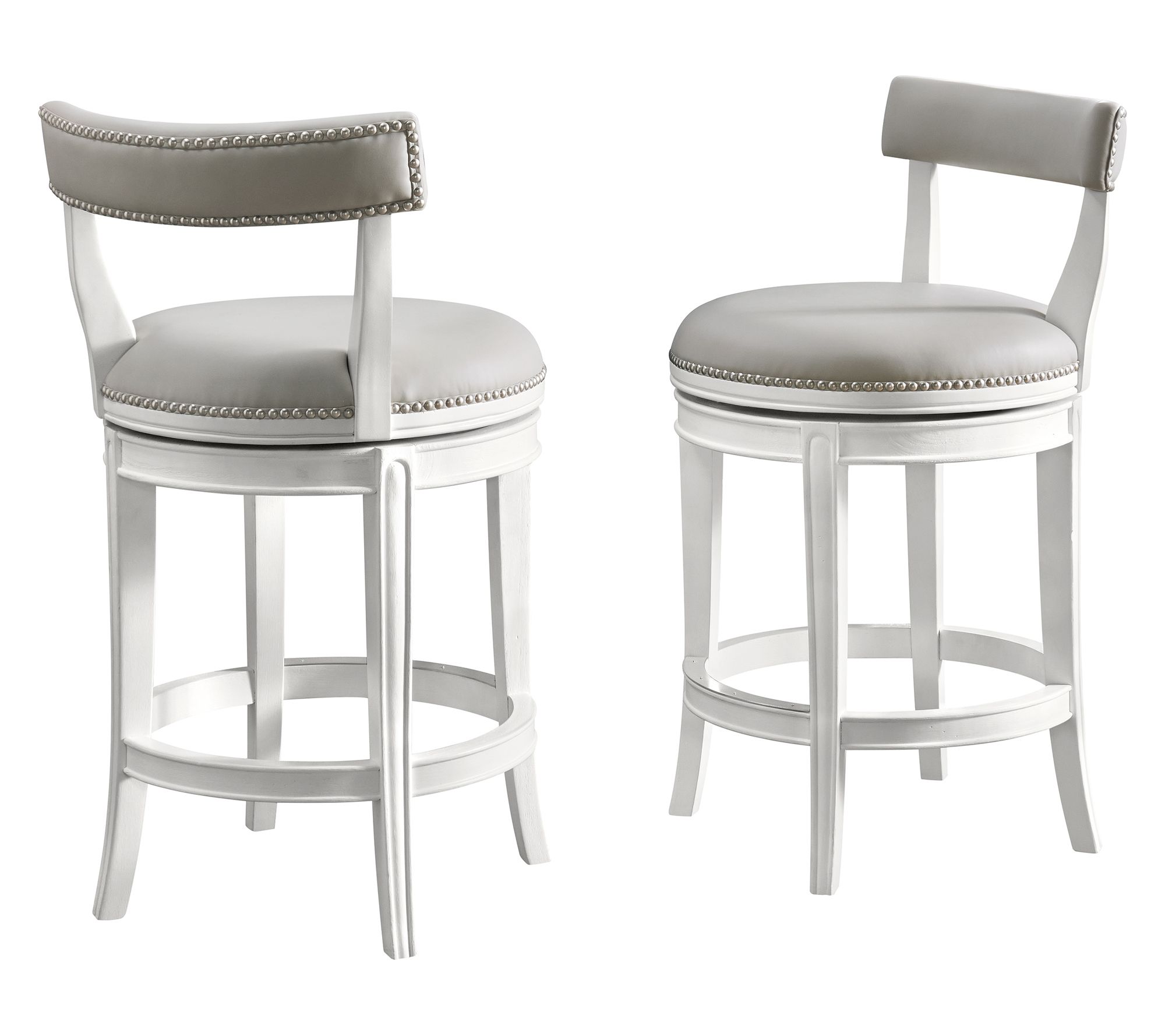 Alaterre Furniture Hanover 2 Swivel Counter Height Stools