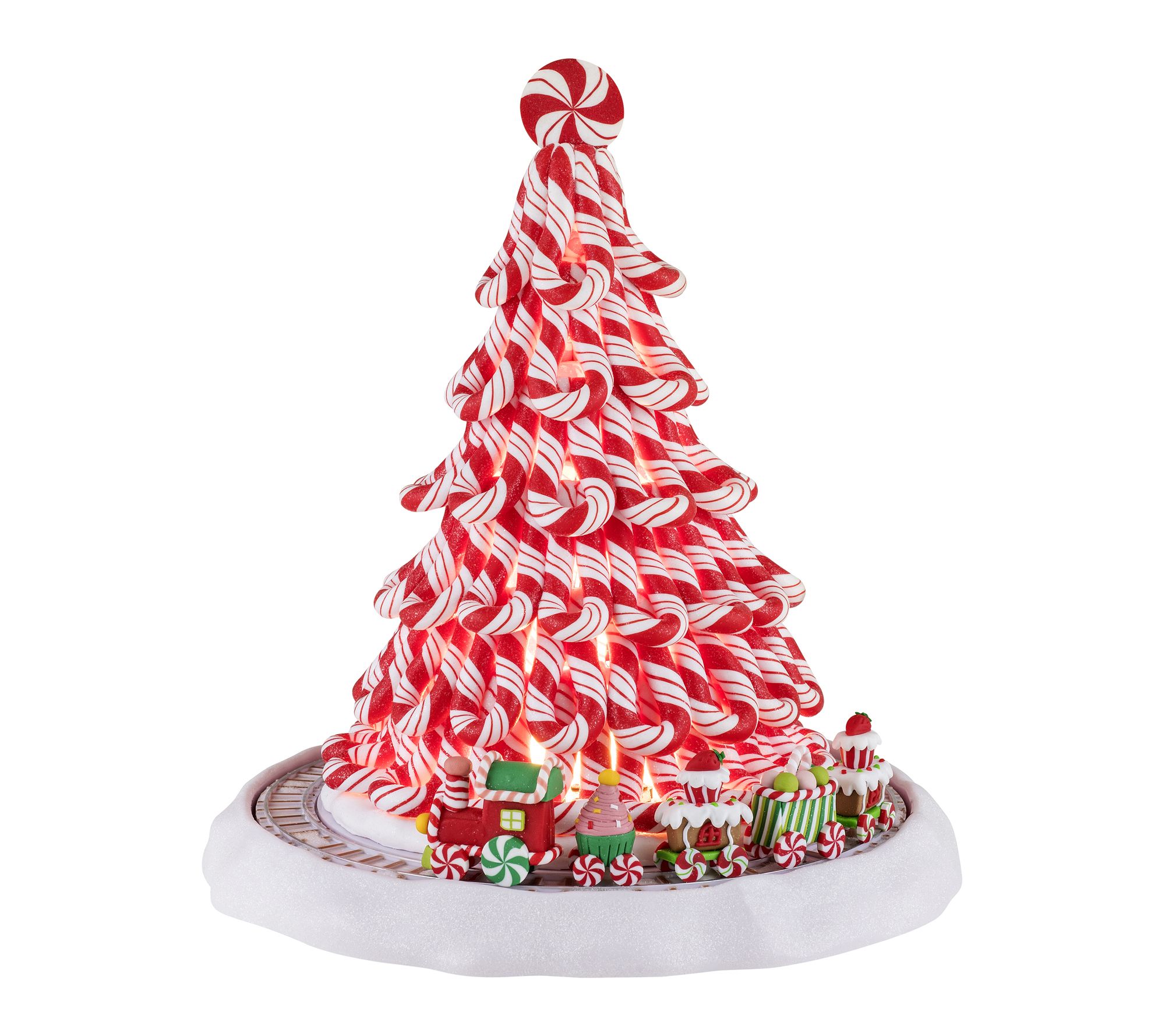 Mr. Christmas Peppermint Tree with Train