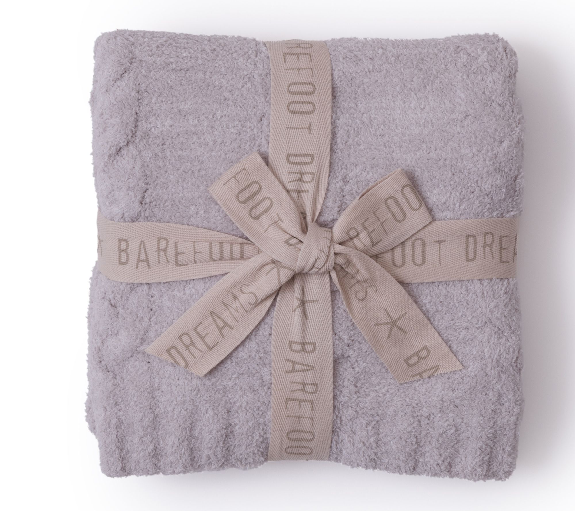 Barefoot Dreams CozyChic Braided Cable Receiving Blanket 30x30