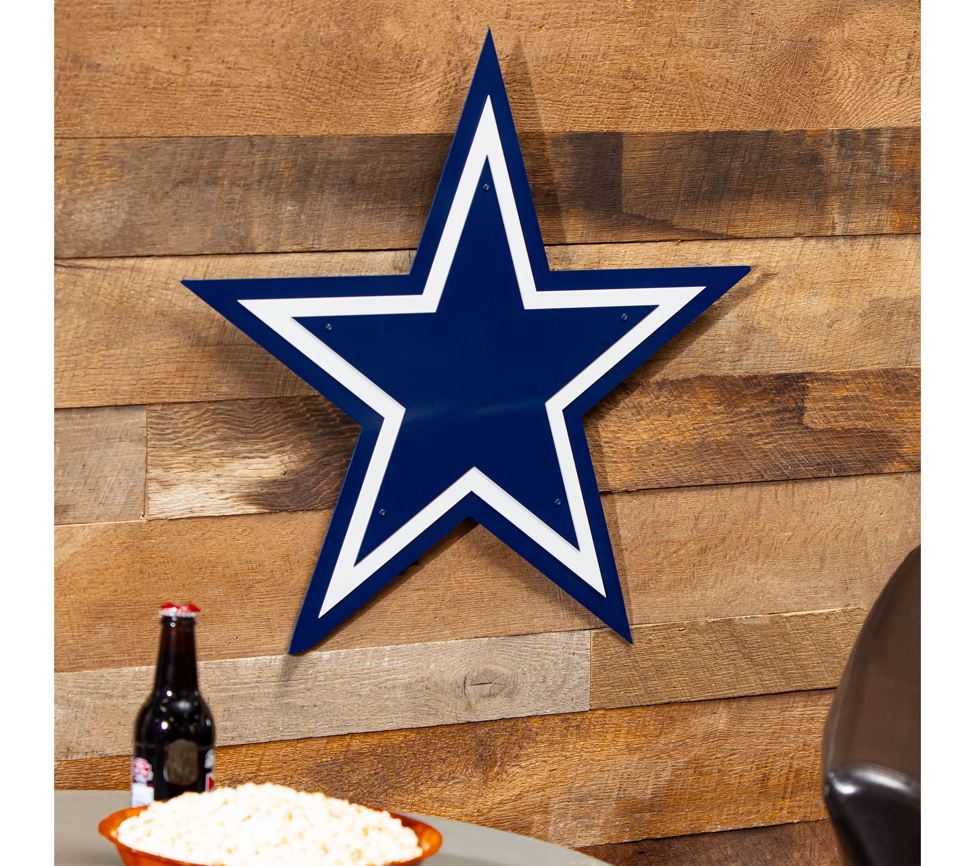 Evergreen NFL Team Logo Layered Metal Wall Art