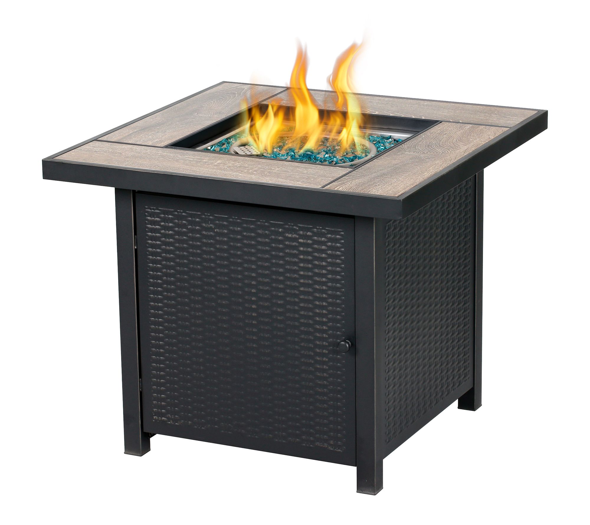 HEATMAXX Square Gas Fire Pit Table