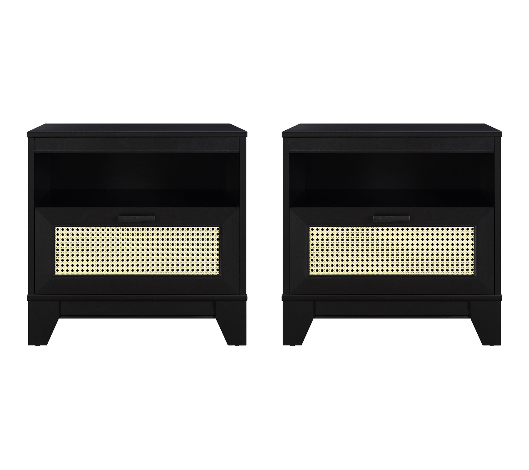 Manhattan Comfort Sheridan 22" Nightstand (1-Drawer)- Set of 2