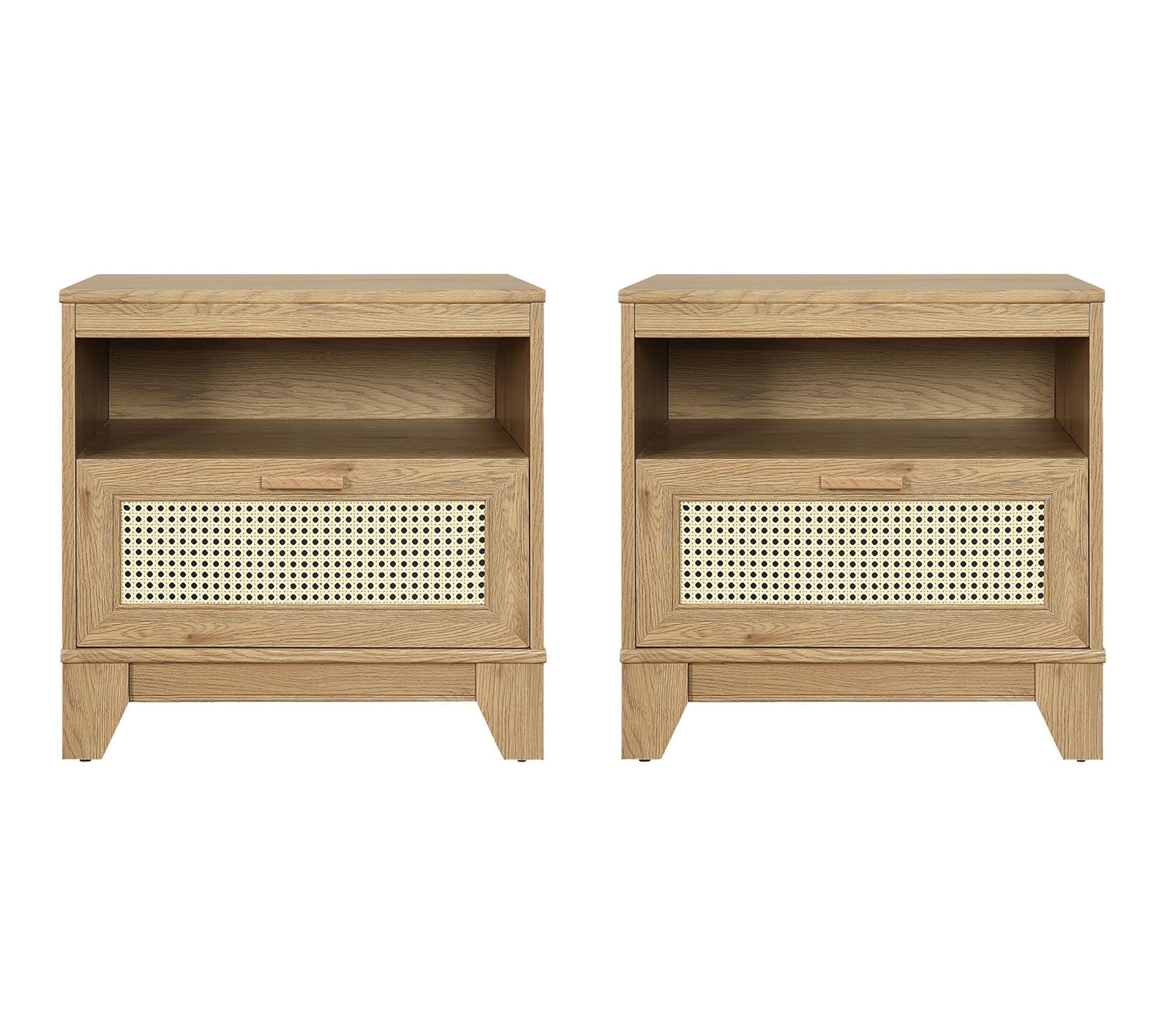 Manhattan Comfort Sheridan 22" Nightstand (1-Drawer)- Set of 2