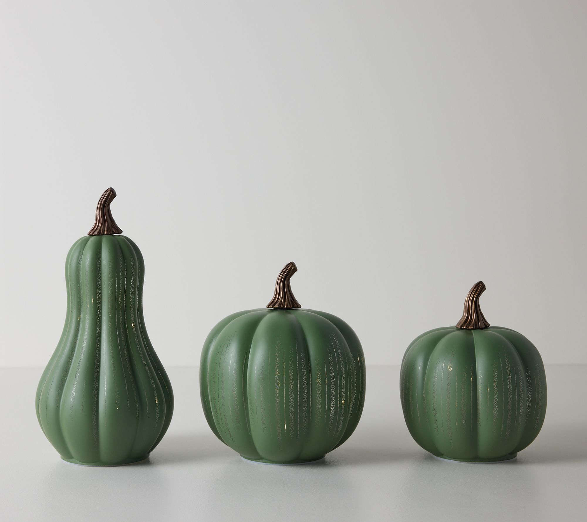 Set of 3 Starry Night Pumpkins and Gourd by Valerie