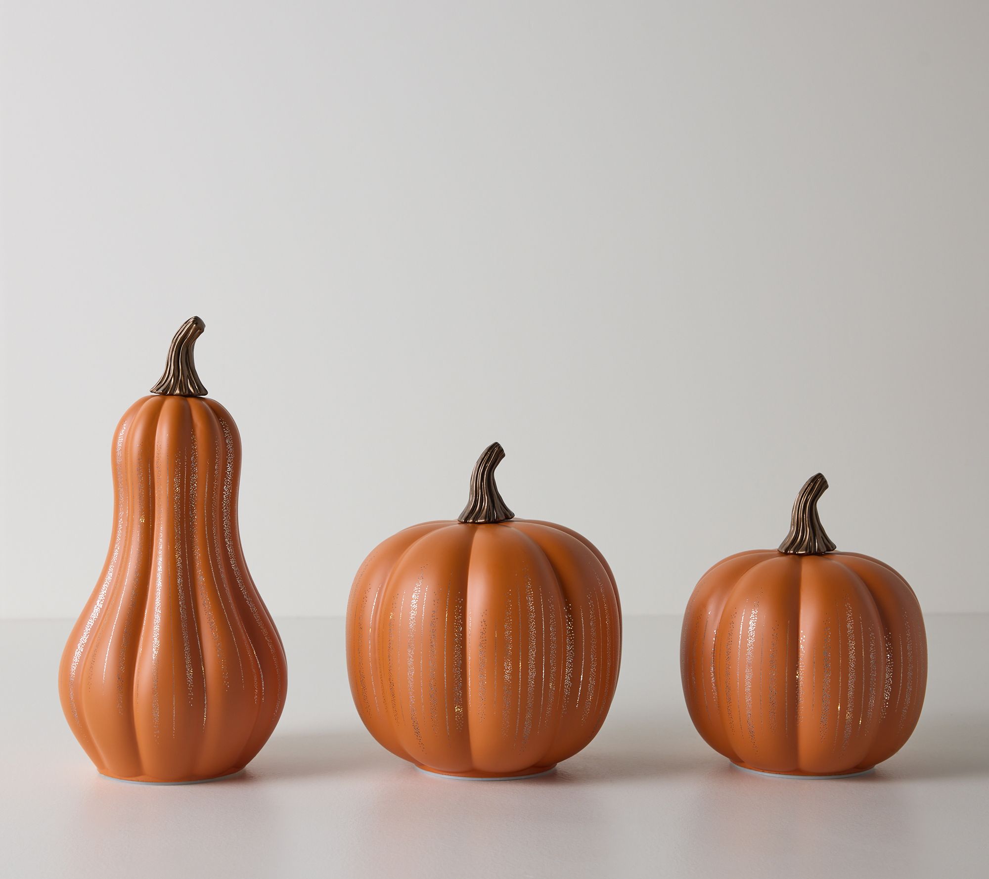 Set of 3 Starry Night Pumpkins and Gourd by Valerie