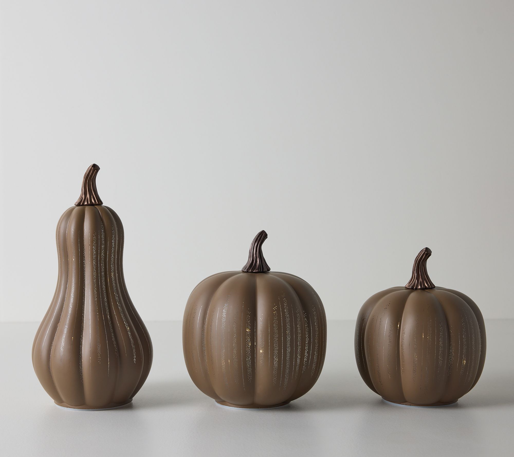 Set of 3 Starry Night Pumpkins and Gourd by Valerie