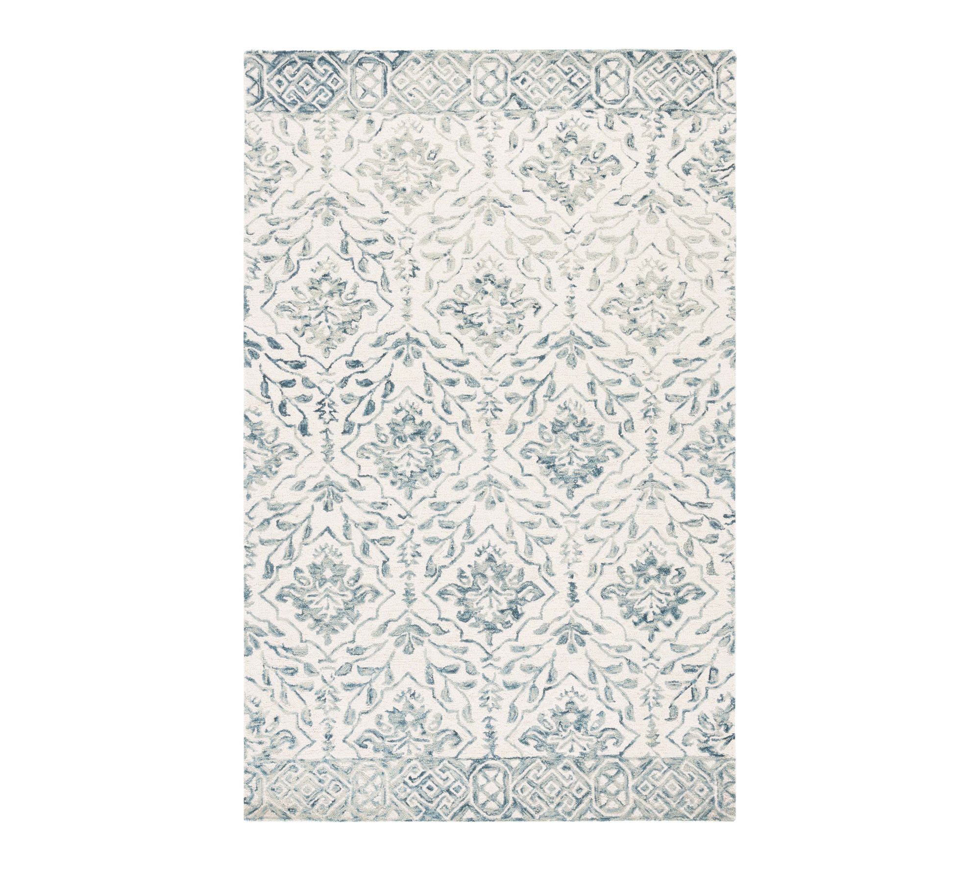 Dip Dye Fleur 5' x 8' Wool Rug by Valerie