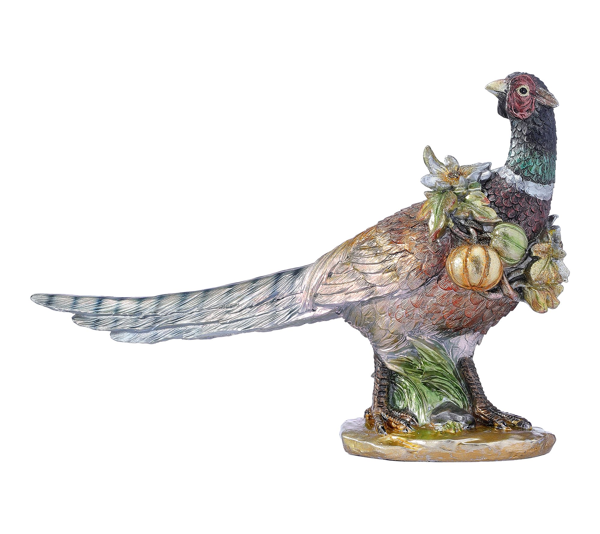 14" Resin Delarobia Pheasant by Valerie