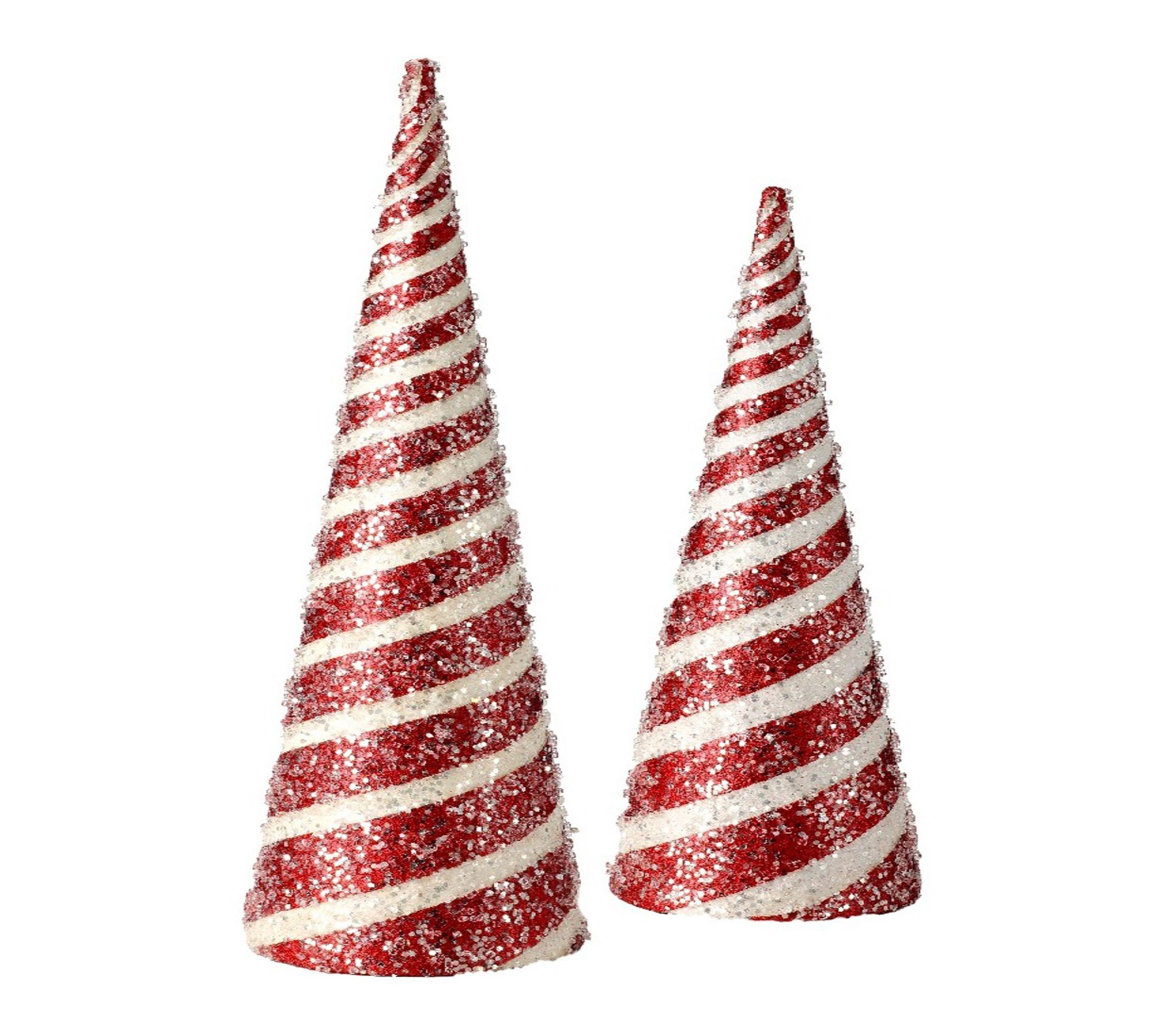 RC Home Decor -16-20"Candy Stripe Cone Christmas Decorations