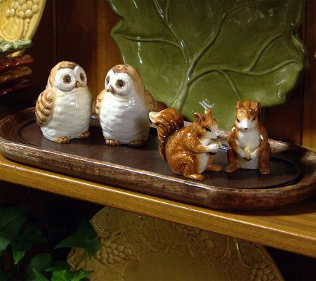 Forest Friends 4-Piece Salt & Pepper Shakers by Valerie 